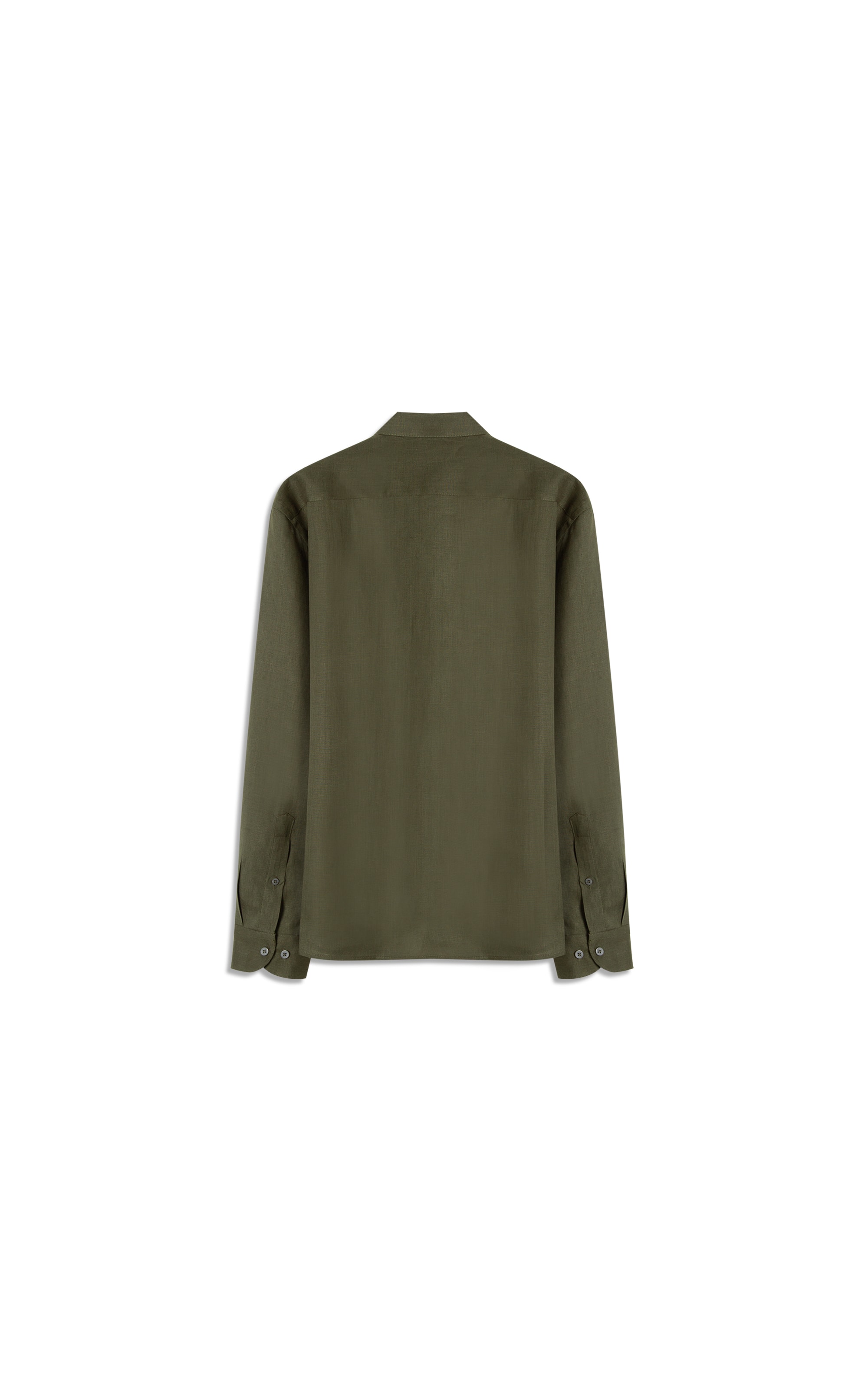 Camisa  Puro Linho Verde Army i