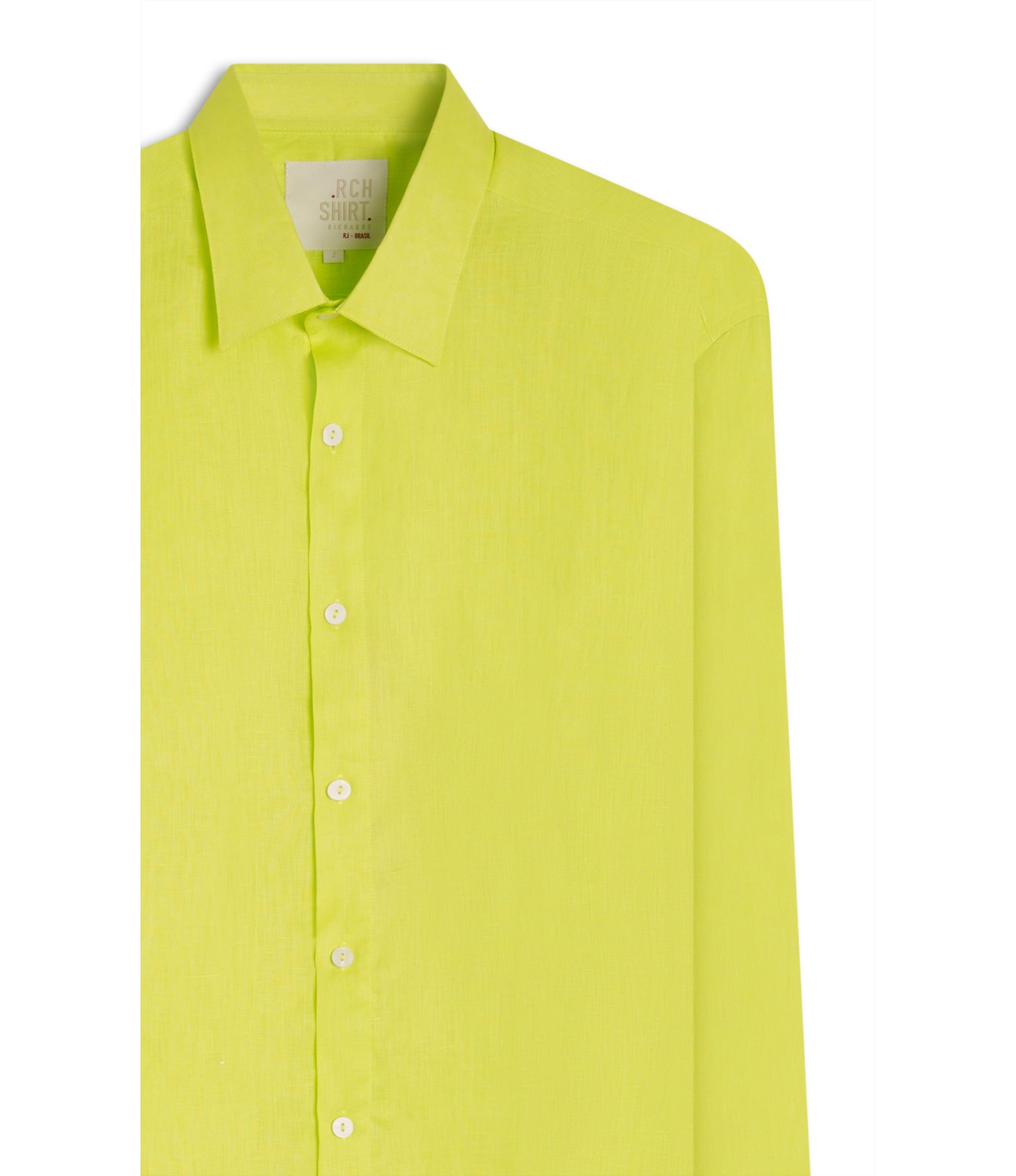 Camisa  Puro Linho Verde Claro