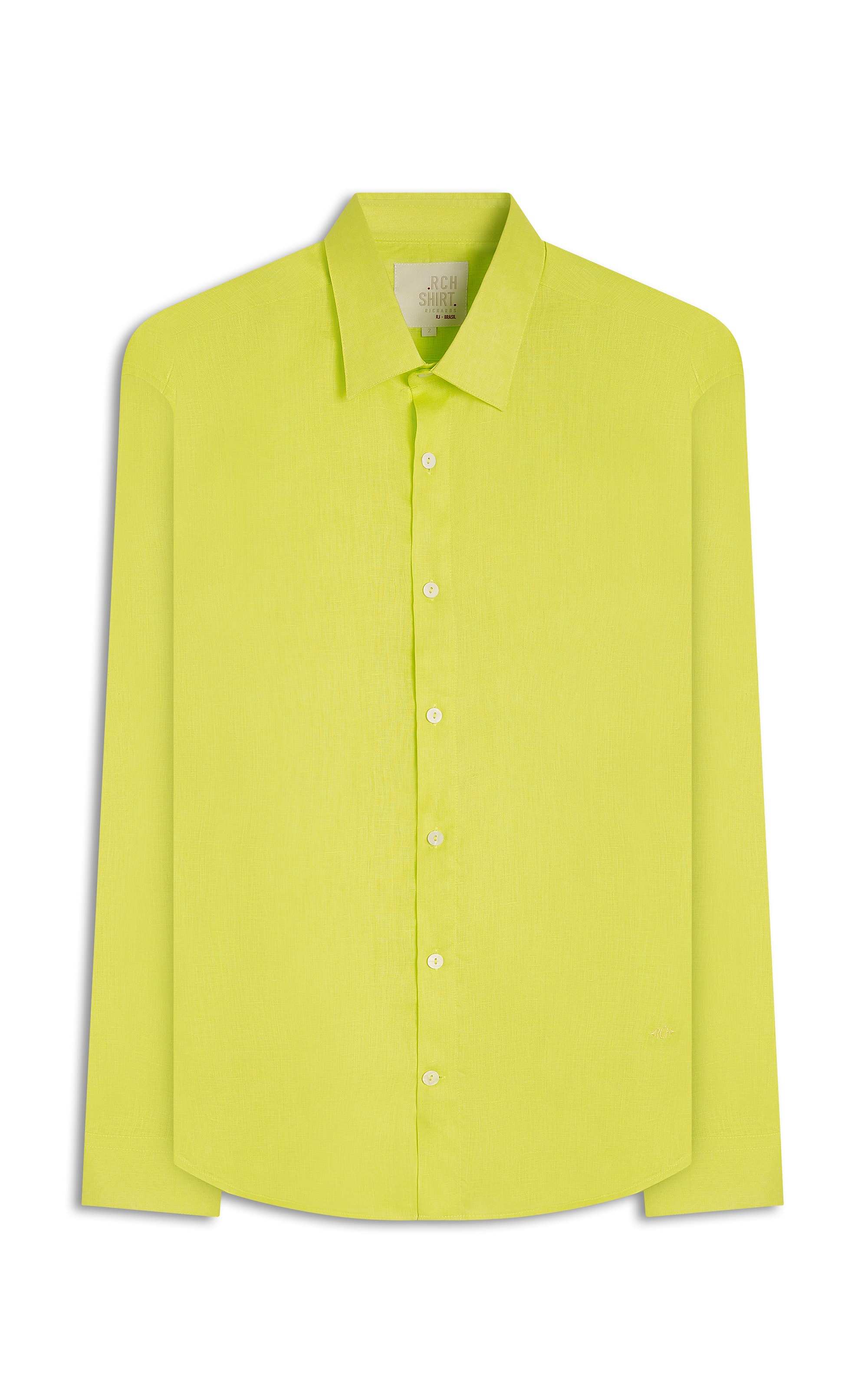 Camisa  Puro Linho Verde Claro