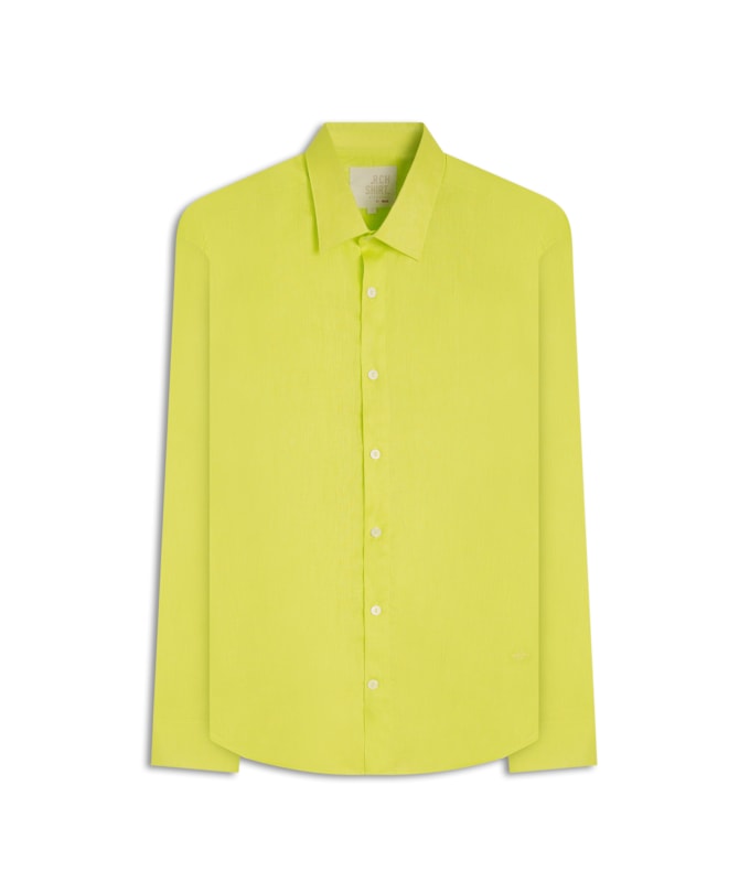 Camisa  Puro Linho Verde Claro