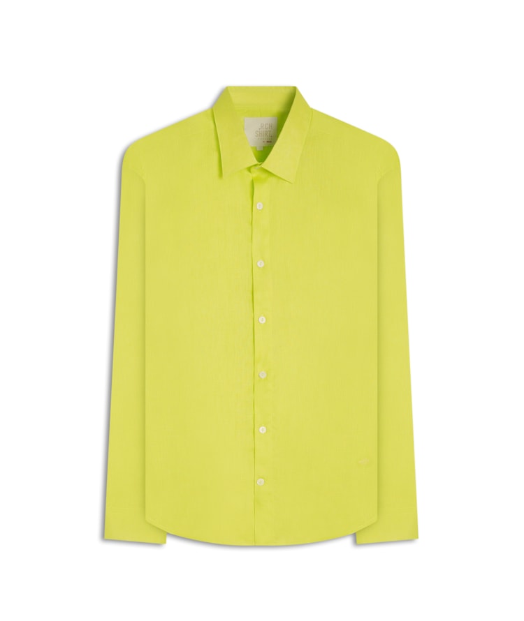 Camisa  Puro Linho Verde Claro