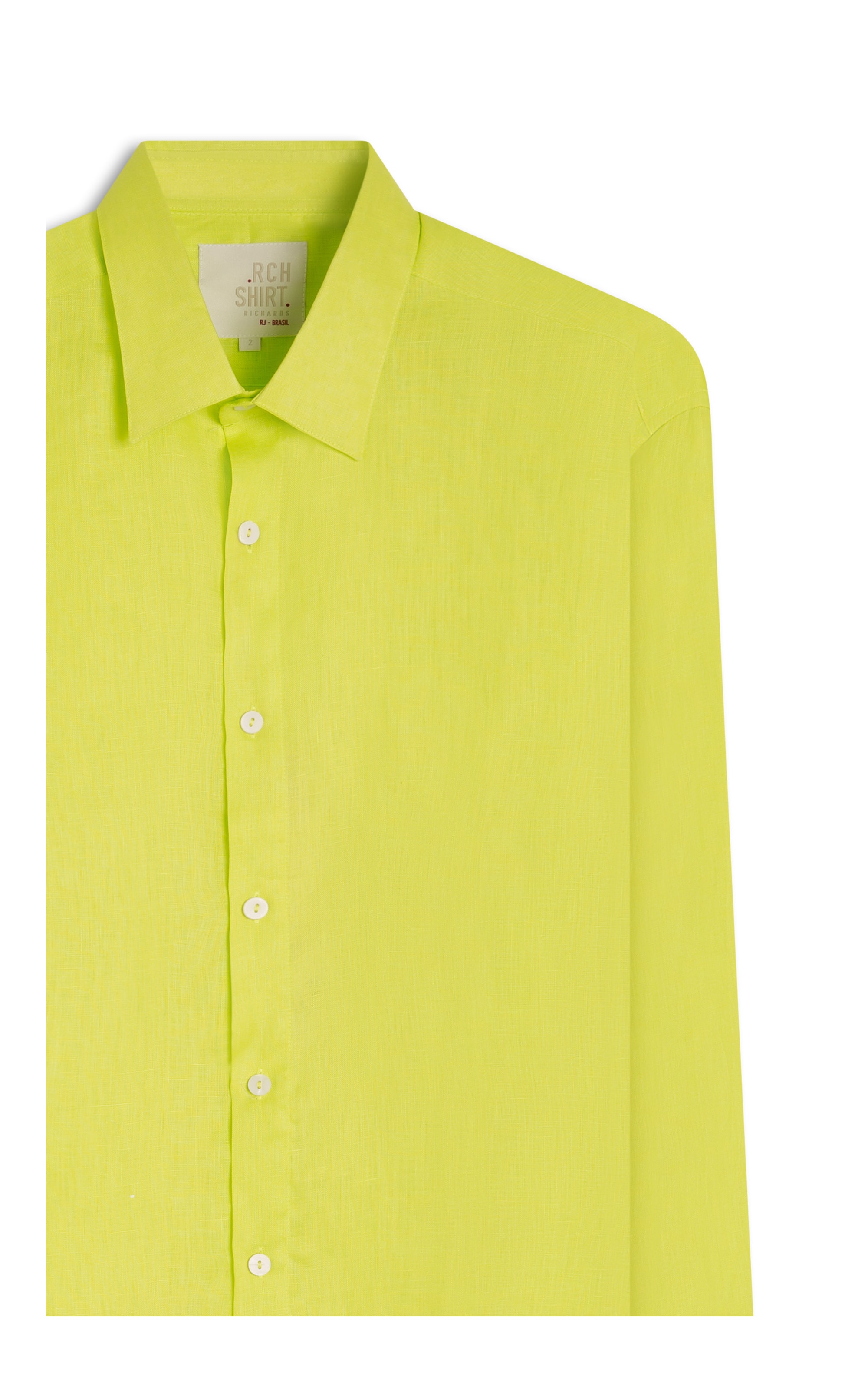 Camisa  Puro Linho Verde Claro