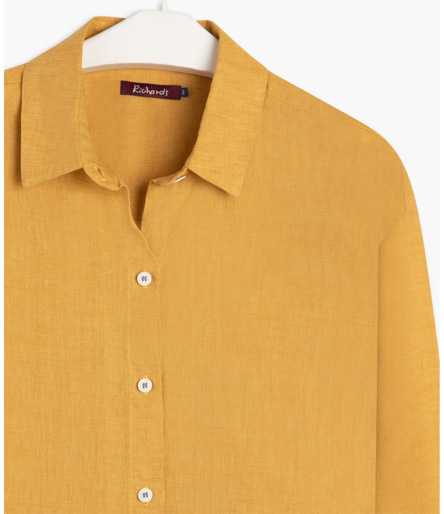 Camisa Puro Linho  Verônica Mostarda
