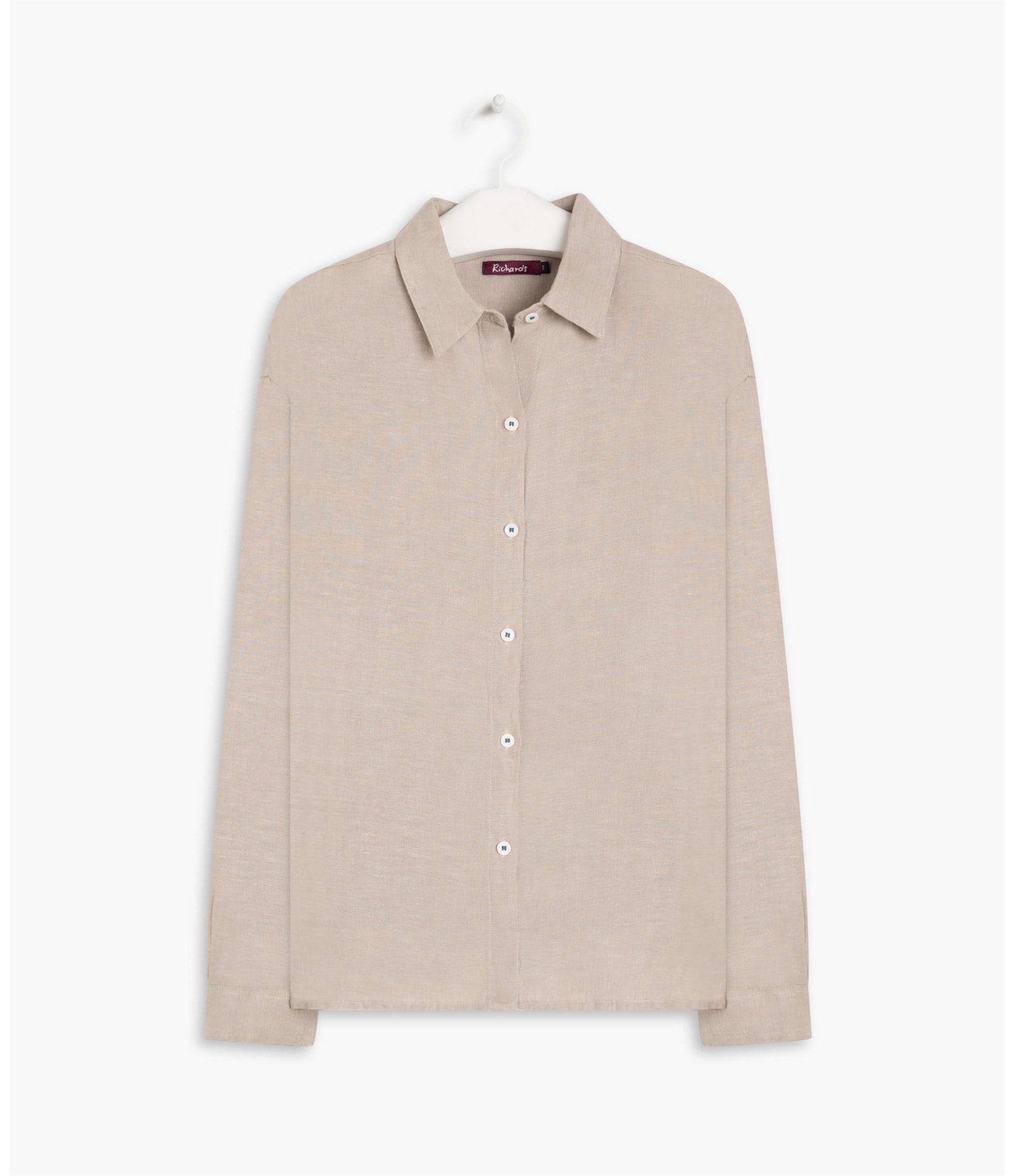 Camisa  Puro Linho  Verônica Natural