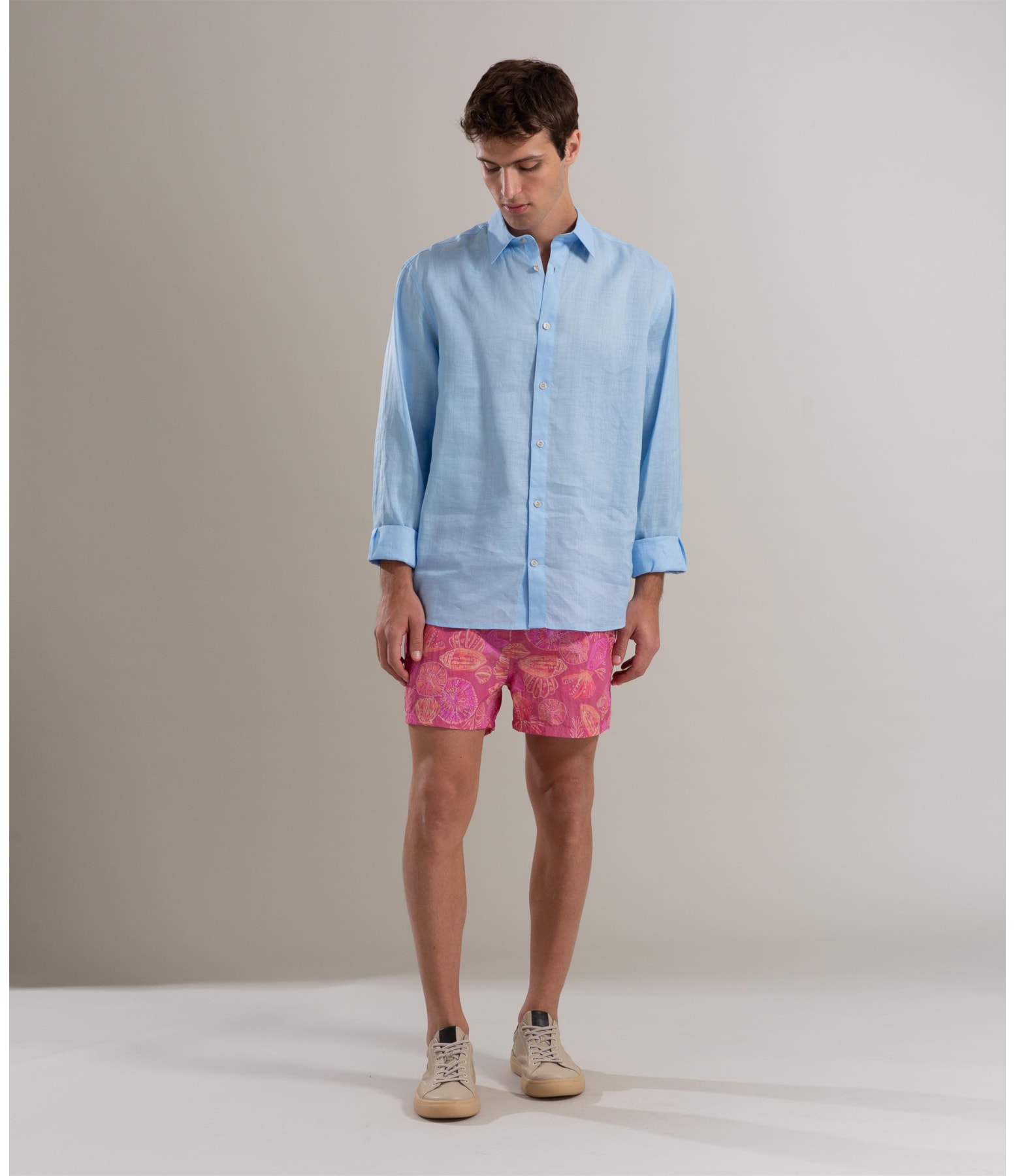 Camisa Rami Ml Azul Claro