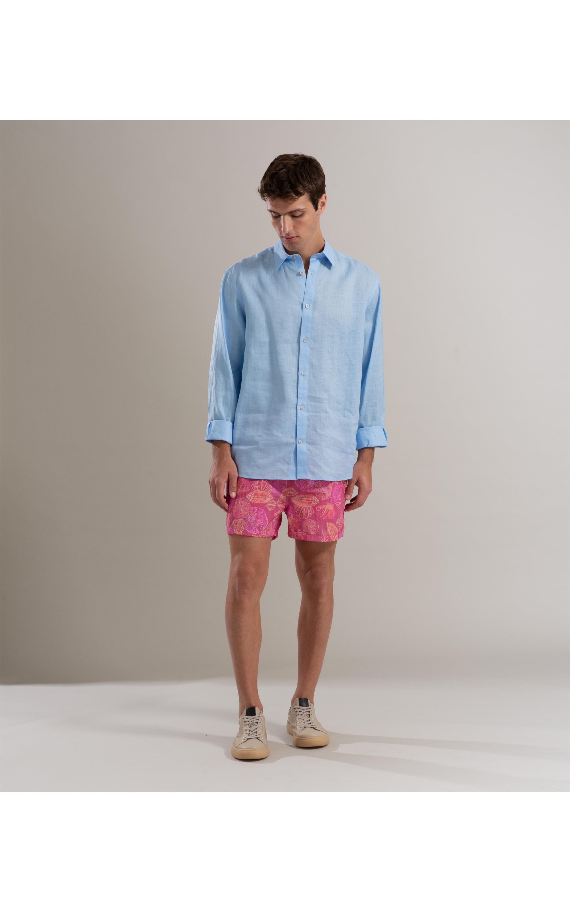 Camisa Rami Ml Azul Claro