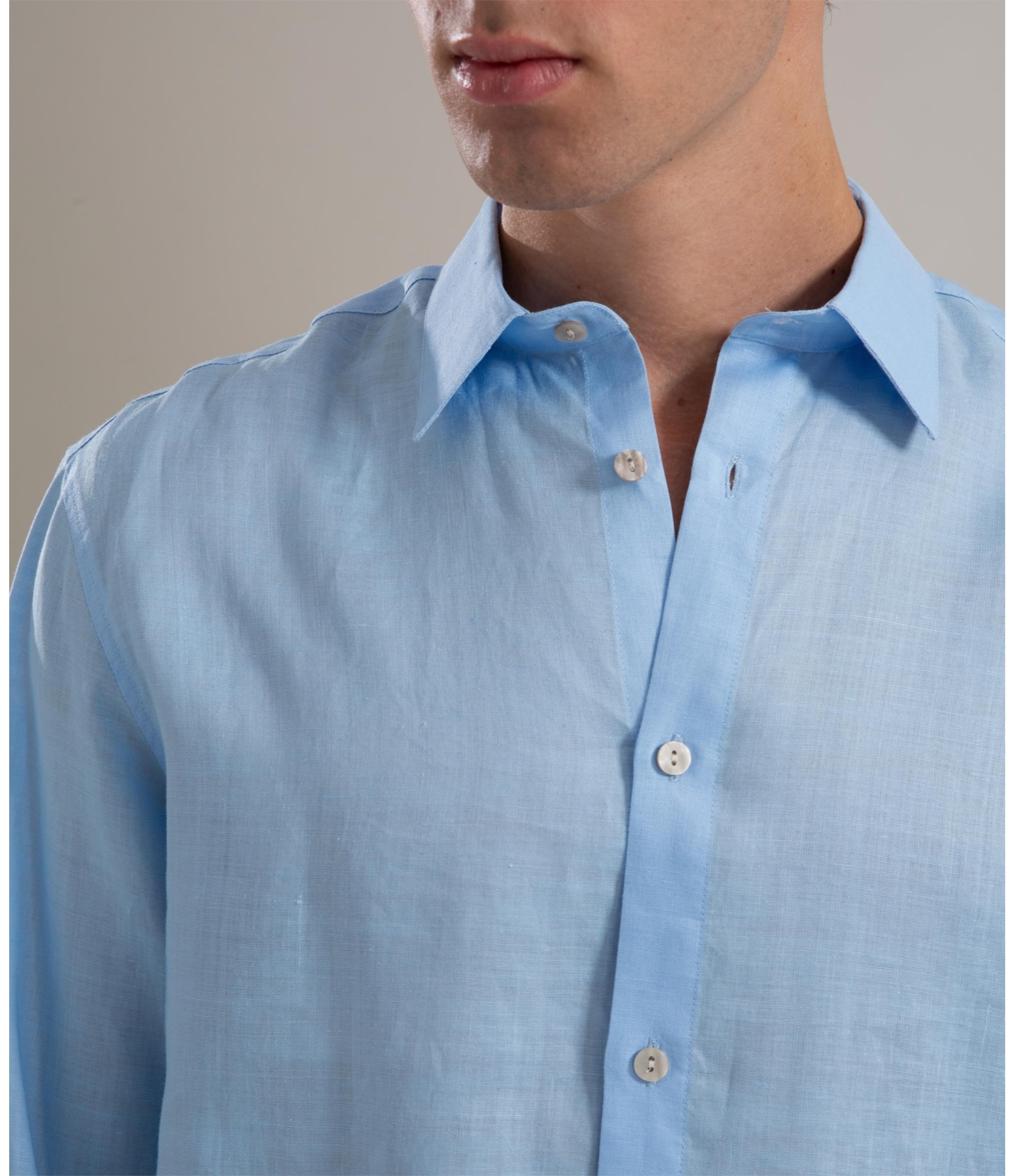 Camisa Rami Ml Azul Claro