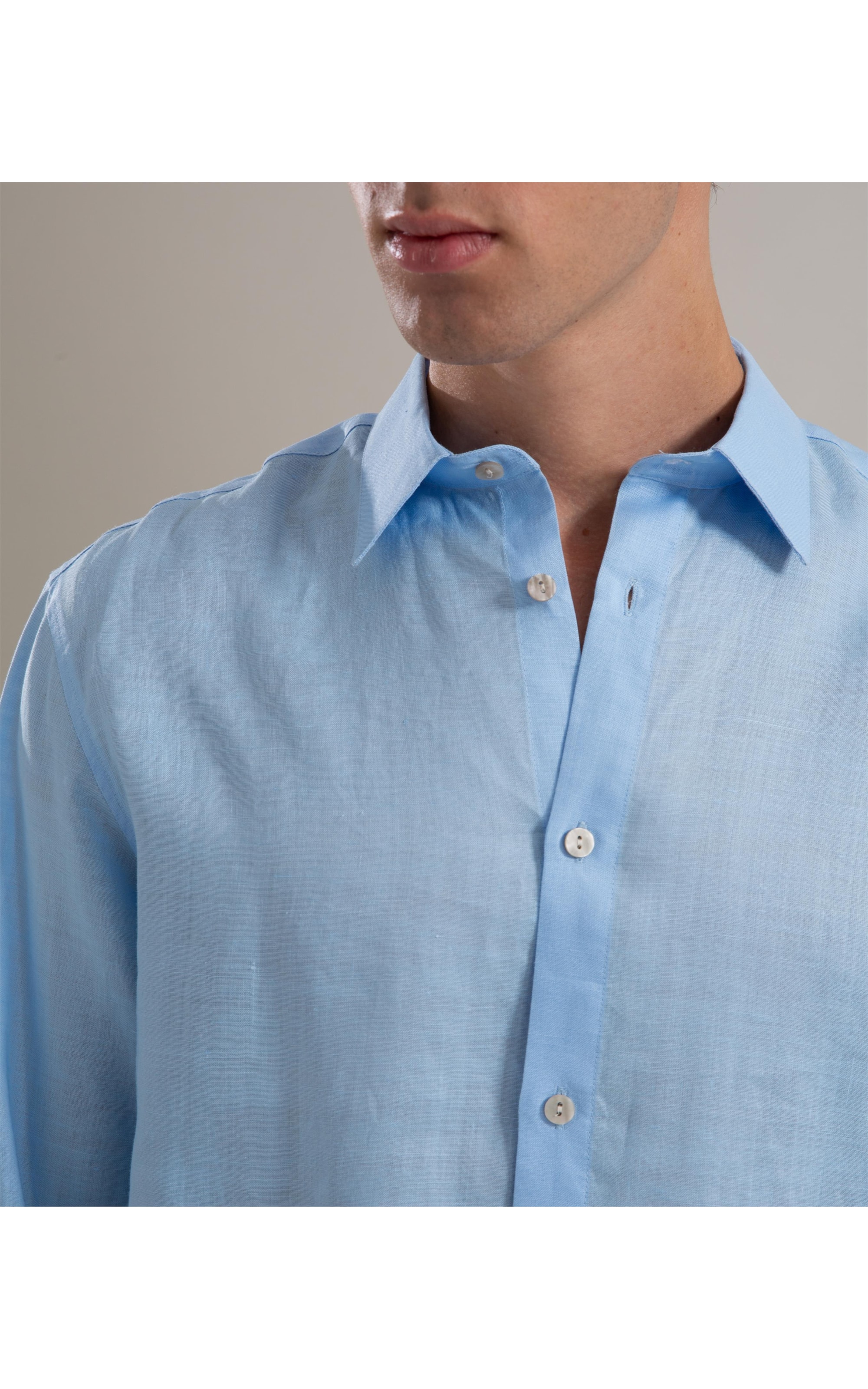 Camisa Rami Ml Azul Claro