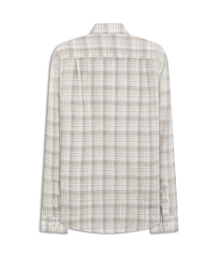 Camisa Rayan Linho Blend Azul Bic