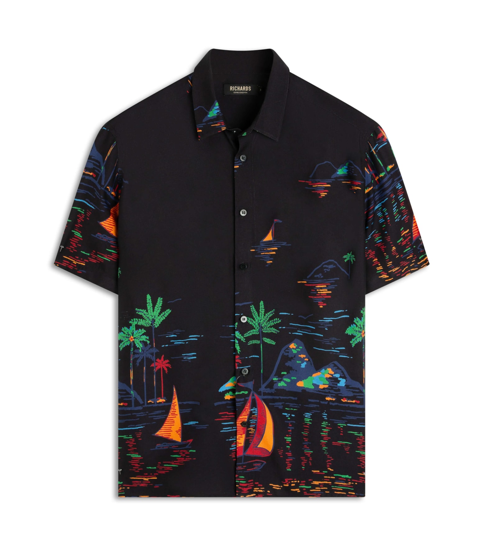 Camisa Rayon Carlos Mc Preto