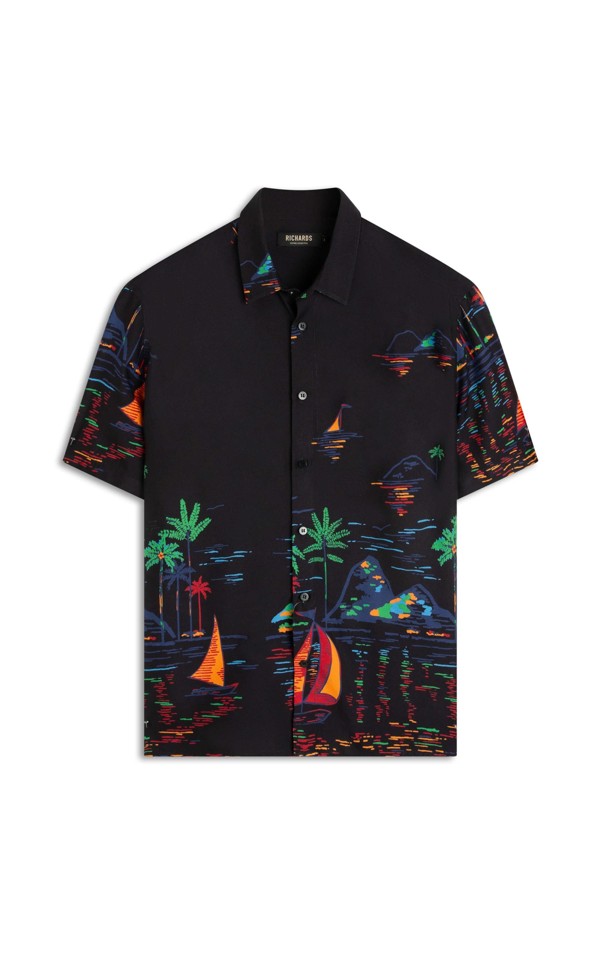 Camisa Rayon Carlos Mc Preto
