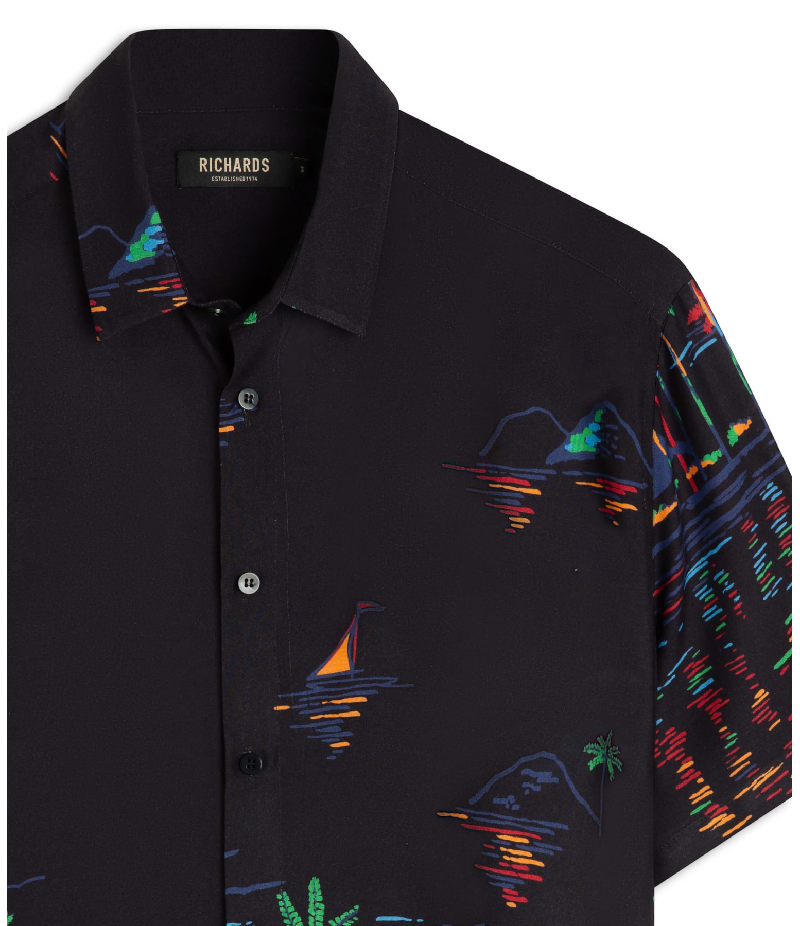 Camisa Rayon Carlos Mc Preto