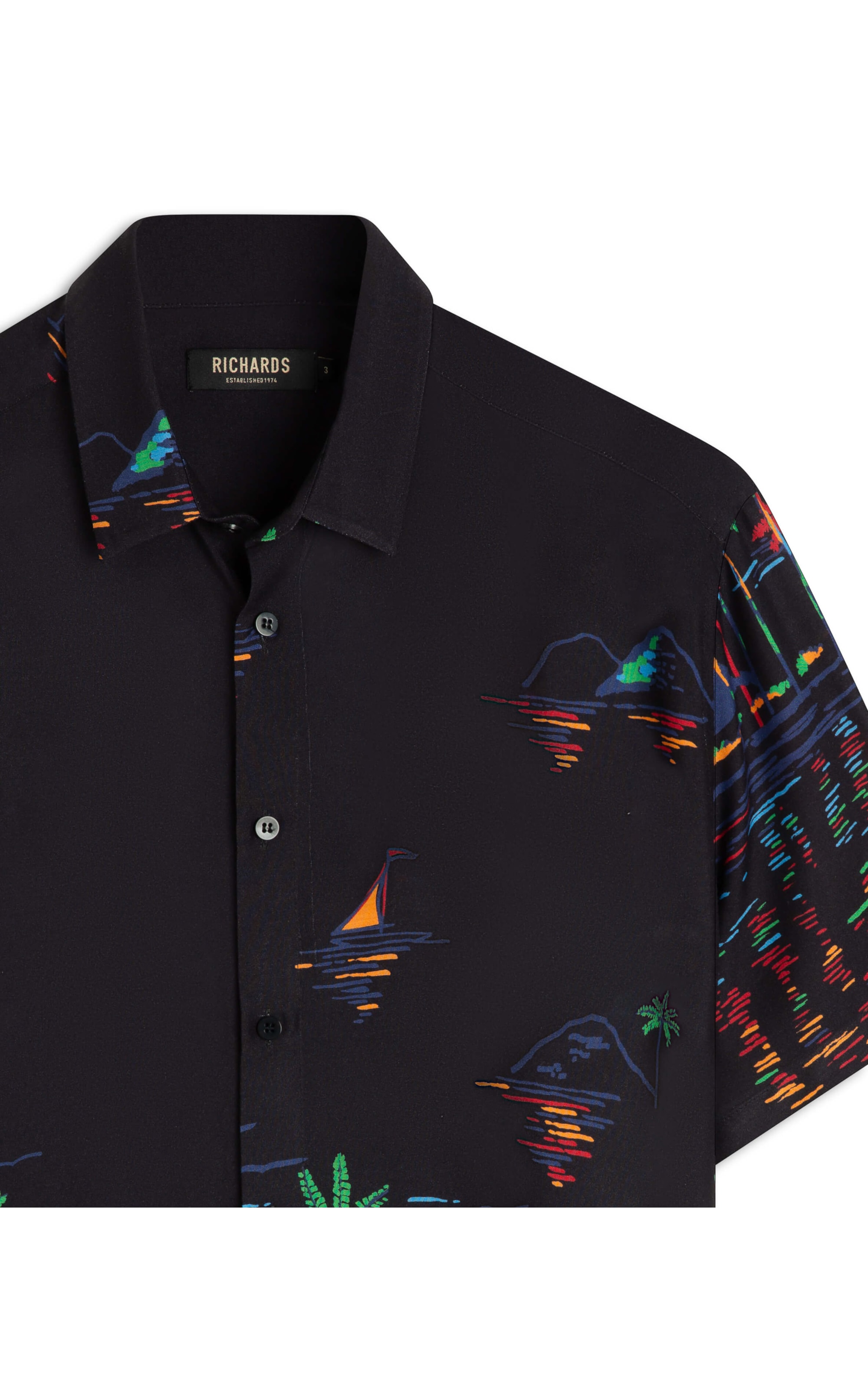 Camisa Rayon Carlos Mc Preto