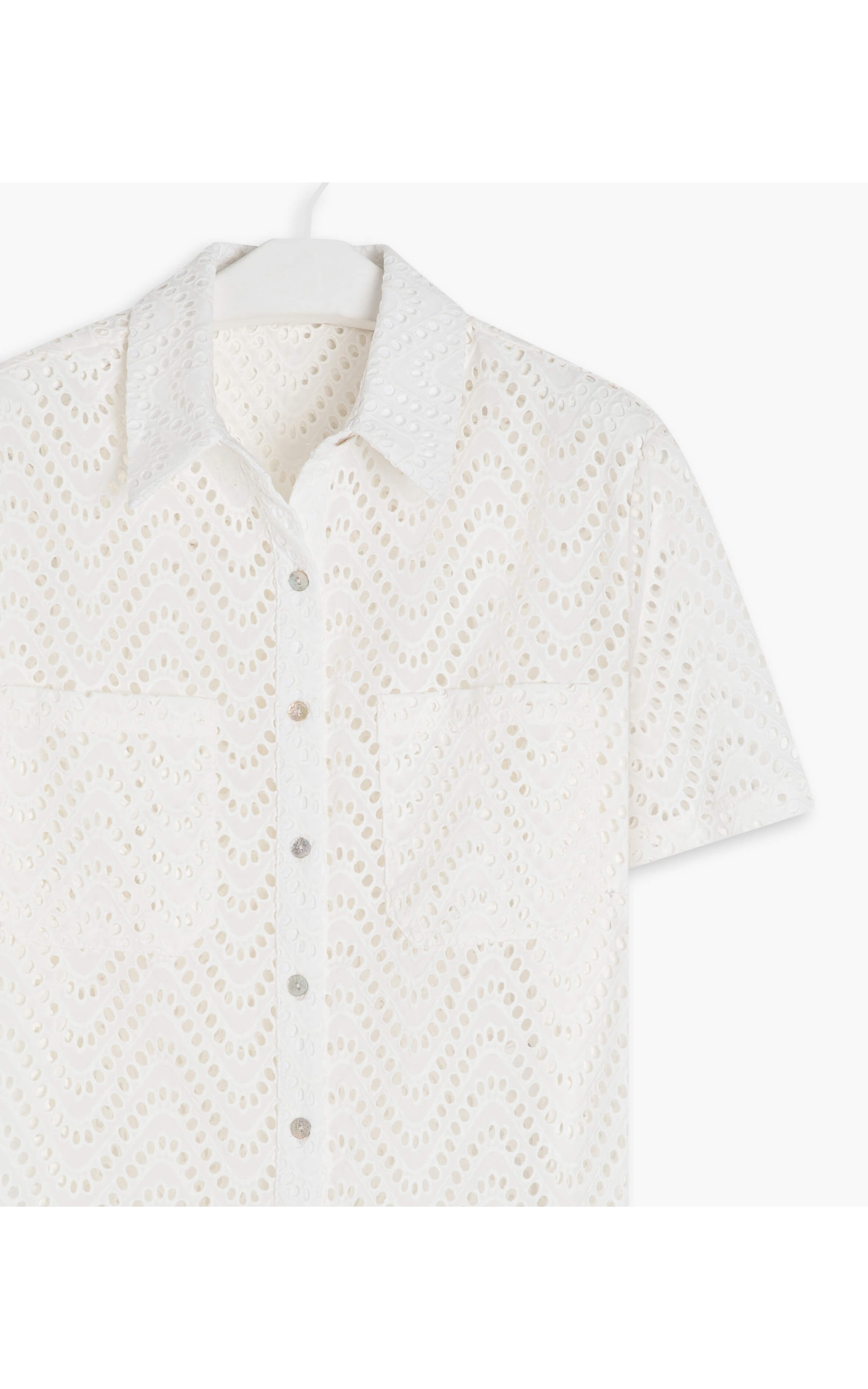 Camisa Remi Laise Algodao Off White