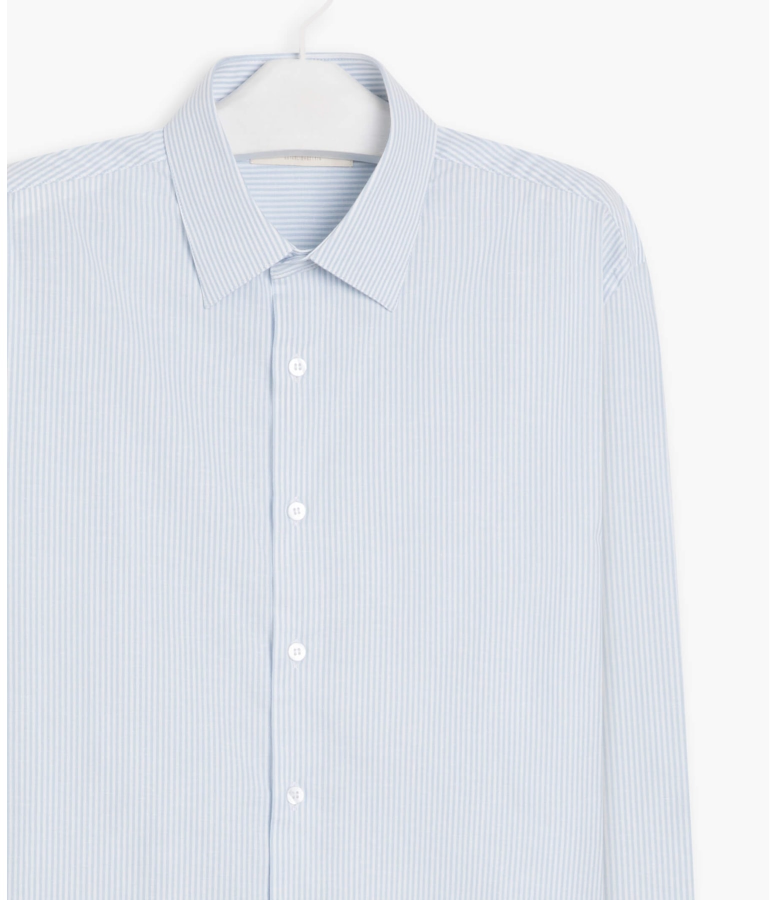 Camisa Retro Ml Azul Claro