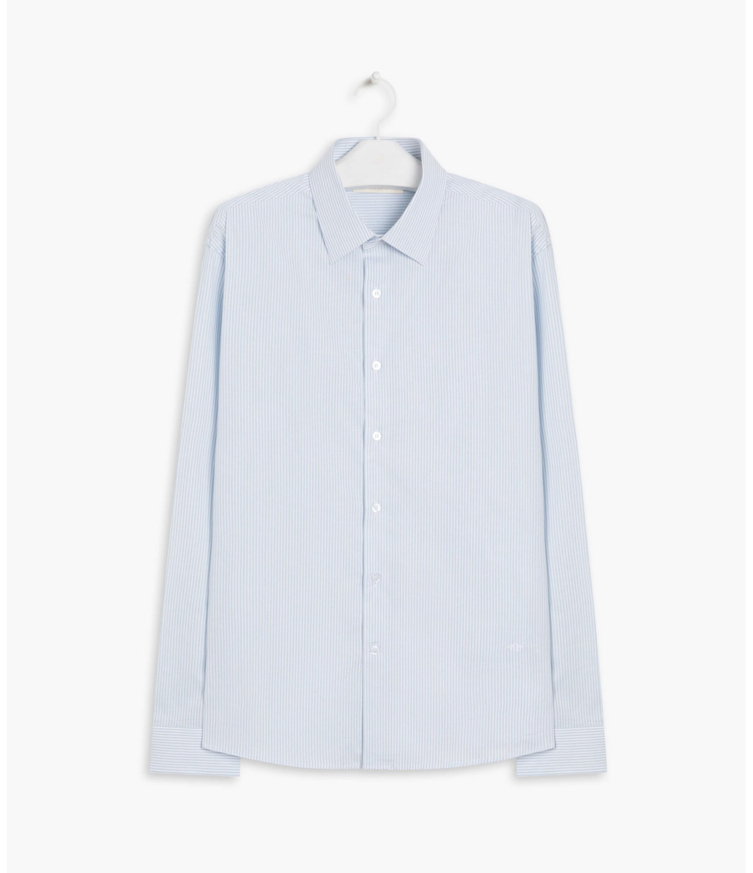 Camisa Retro Ml Azul Claro