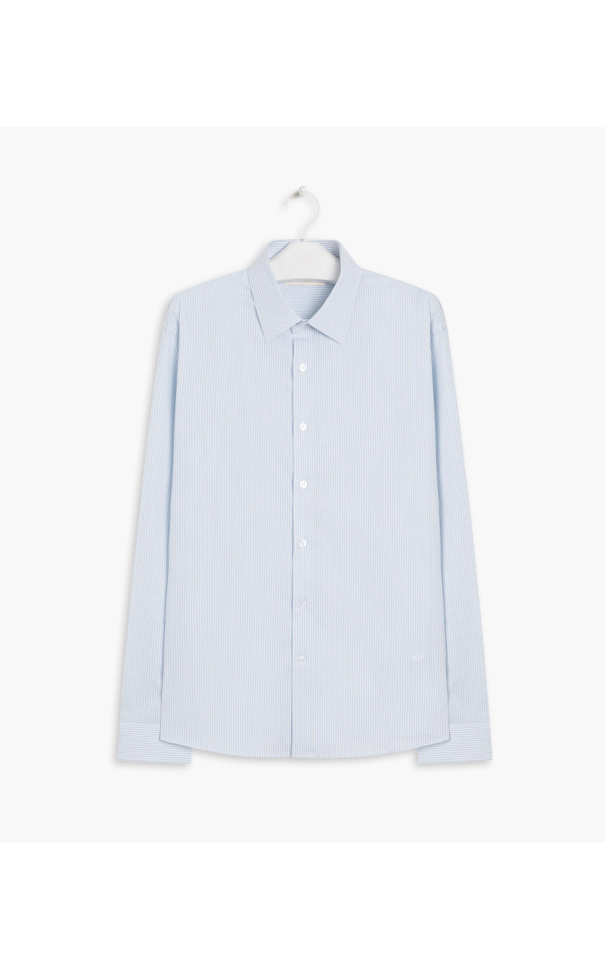 Camisa Retro Ml Azul Claro