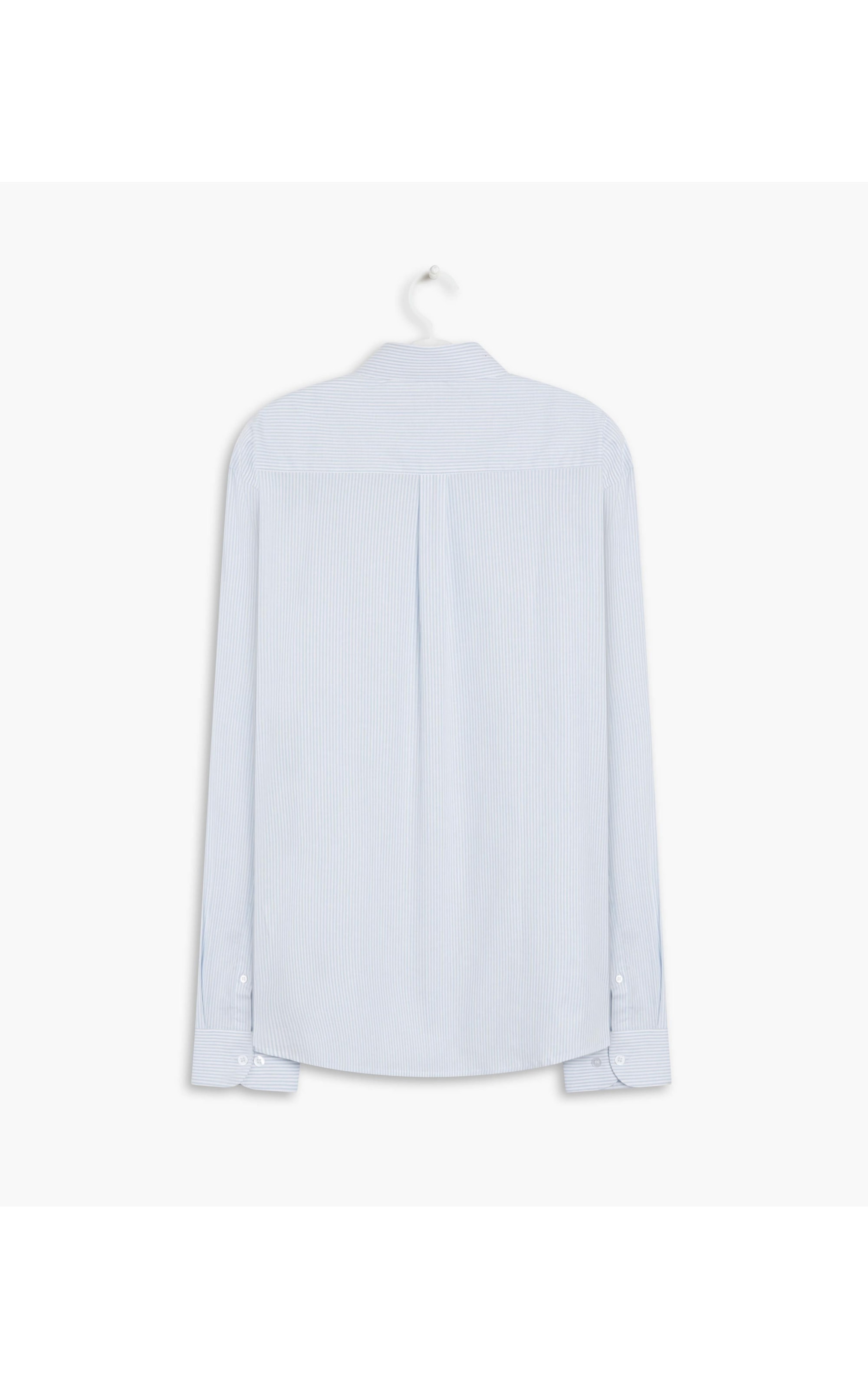 Camisa Retro Ml Azul Claro