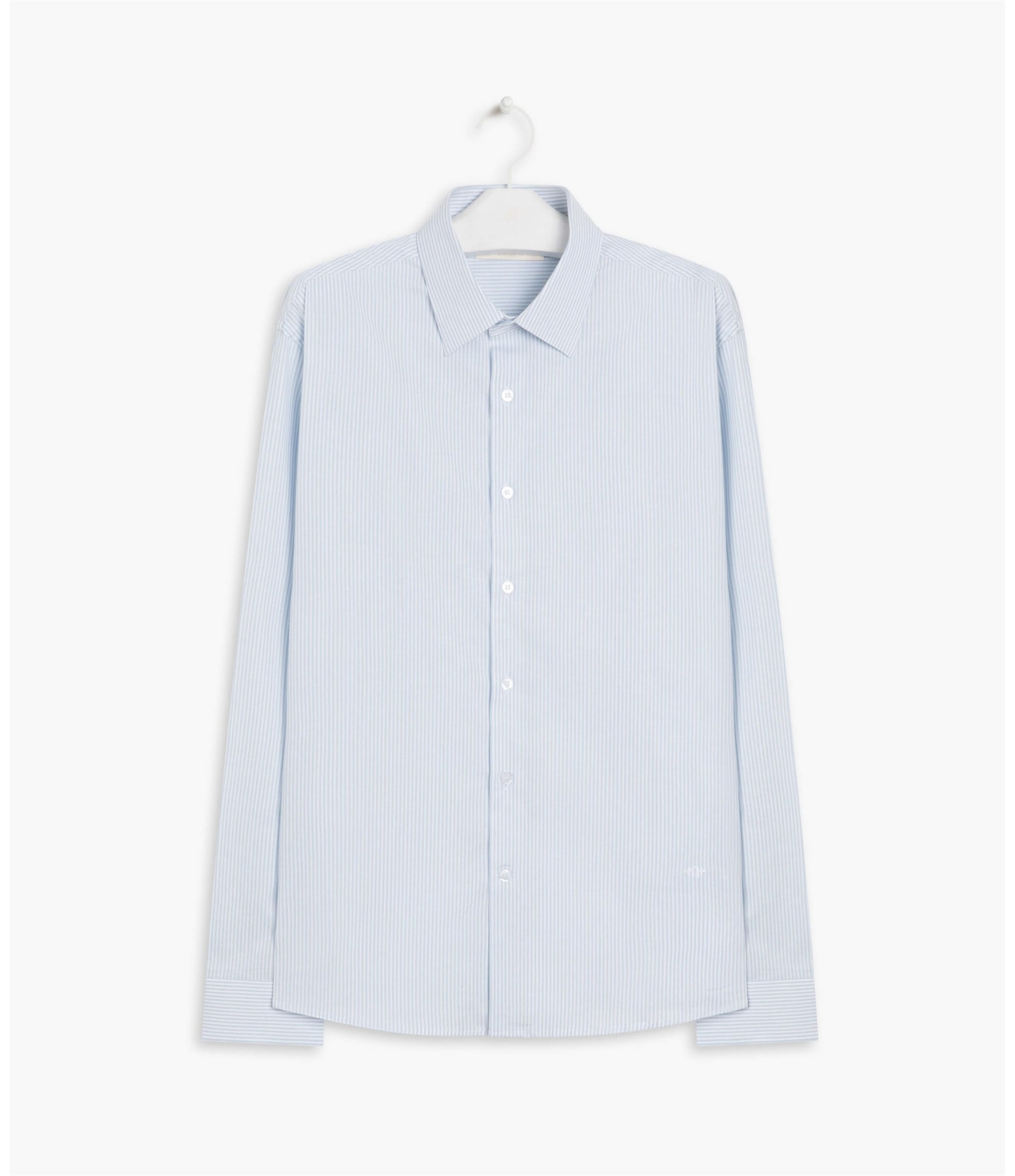 Camisa Retro Ml Azul Claro