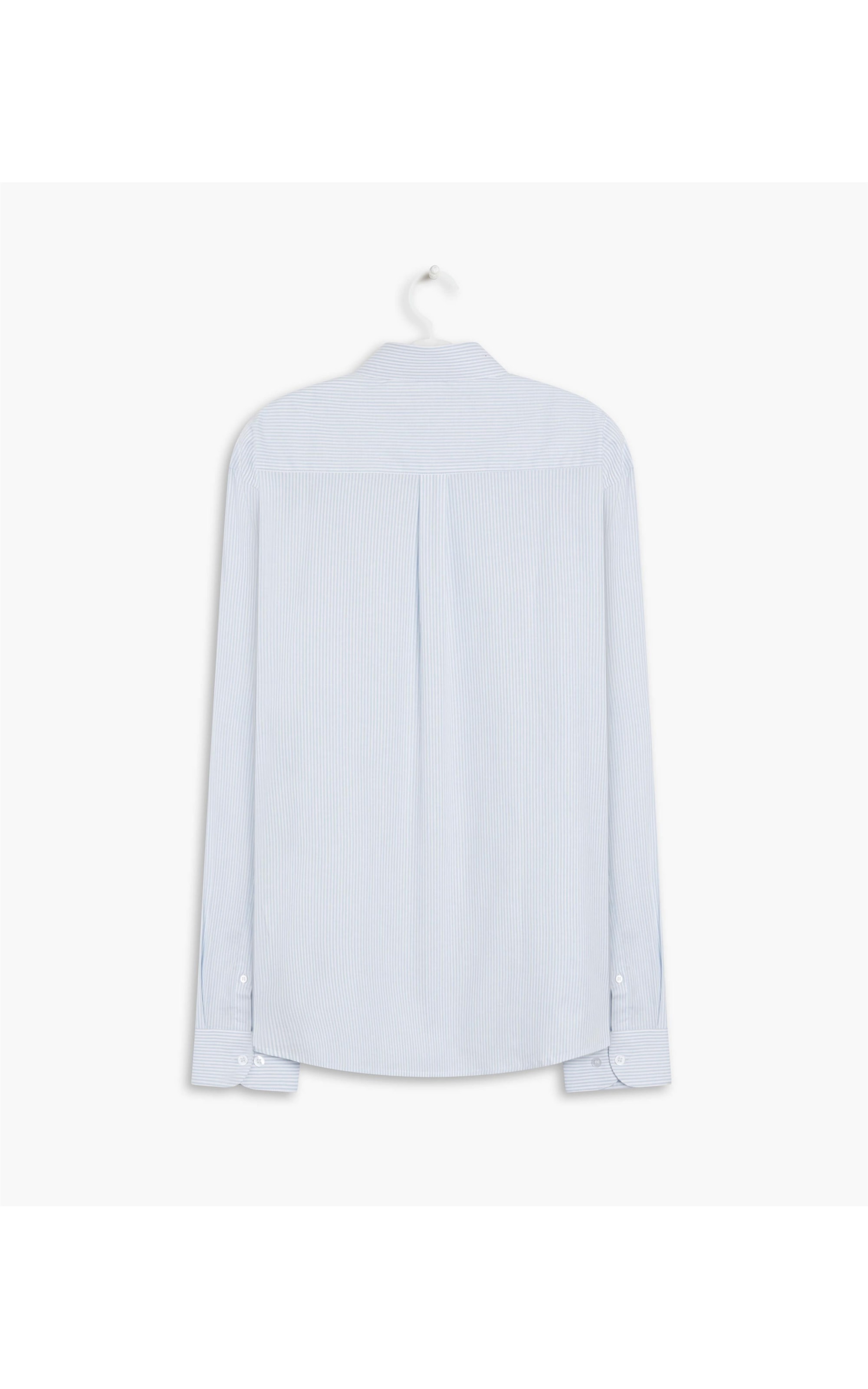 Camisa Retro Ml Azul Claro