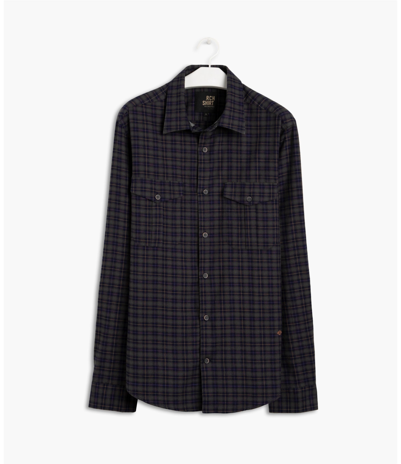 Camisa Rivera Xadrez Ml Marrom