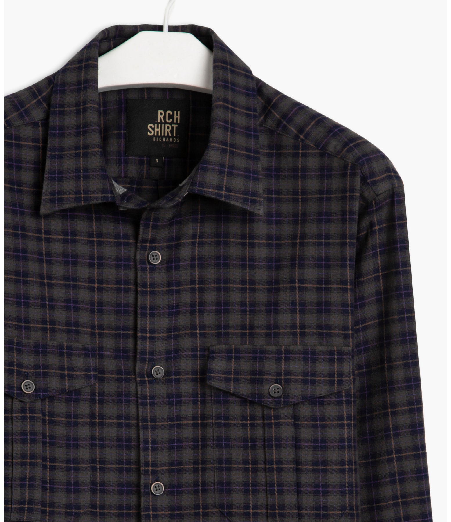 Camisa Rivera Xadrez Ml Marrom
