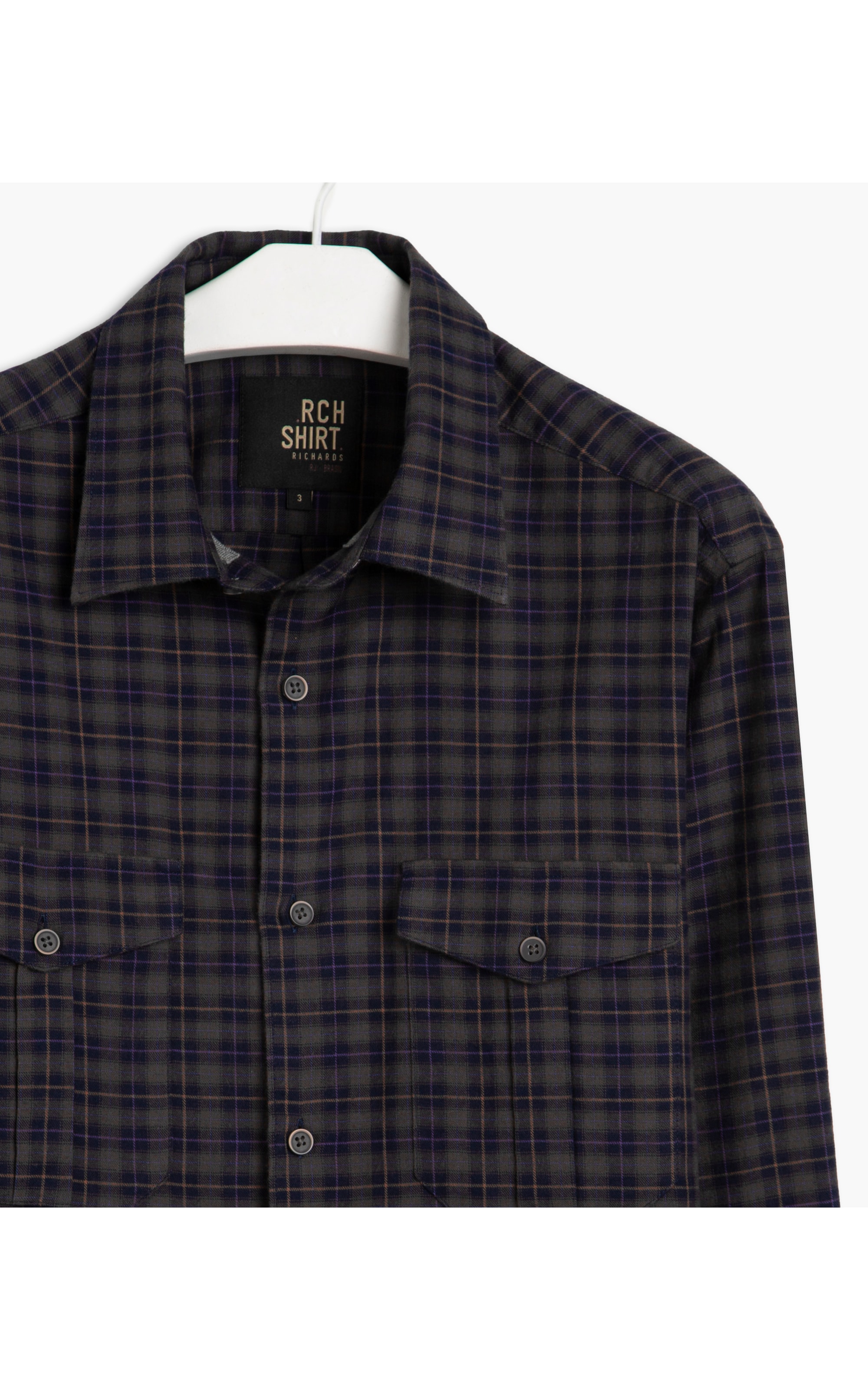 Camisa Rivera Xadrez Ml Marrom