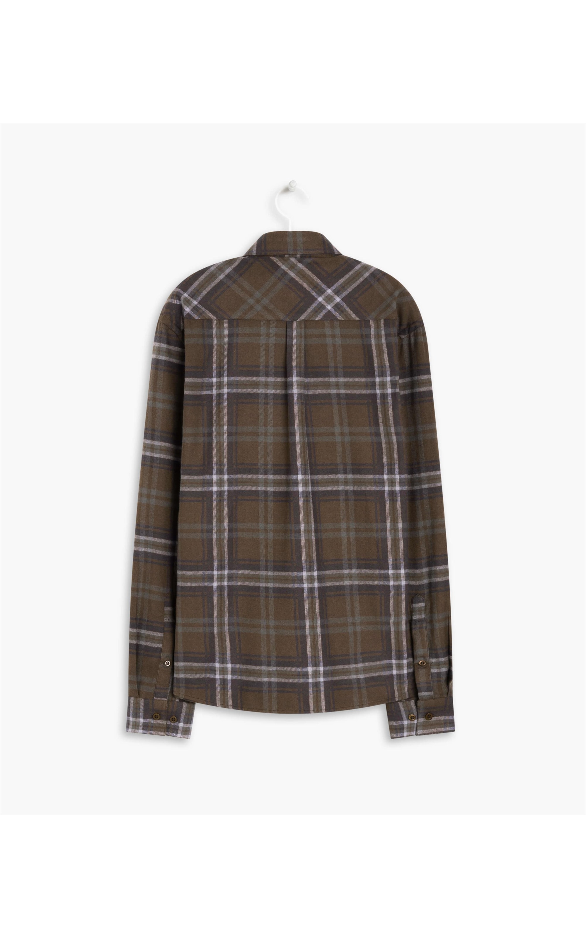 Camisa Rob Flanela Xadrez Ml Marrom