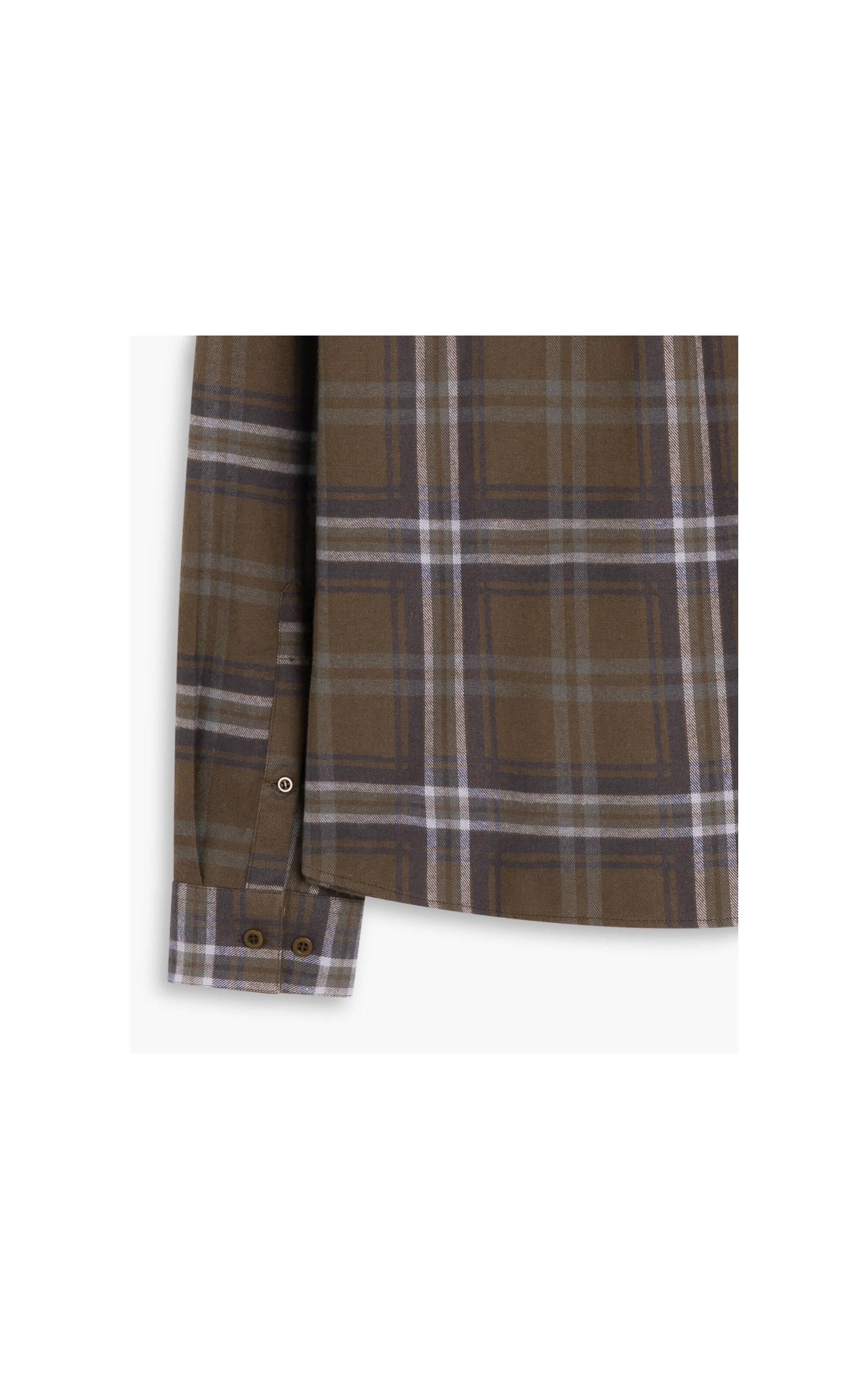 Camisa Rob Flanela Xadrez Ml Marrom