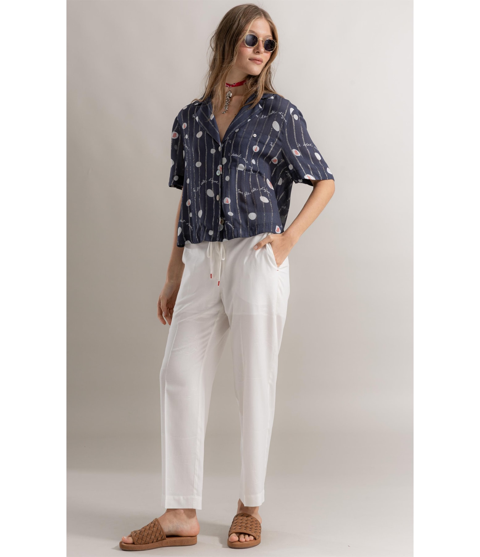 Camisa Robin Bubbles Dark Navy