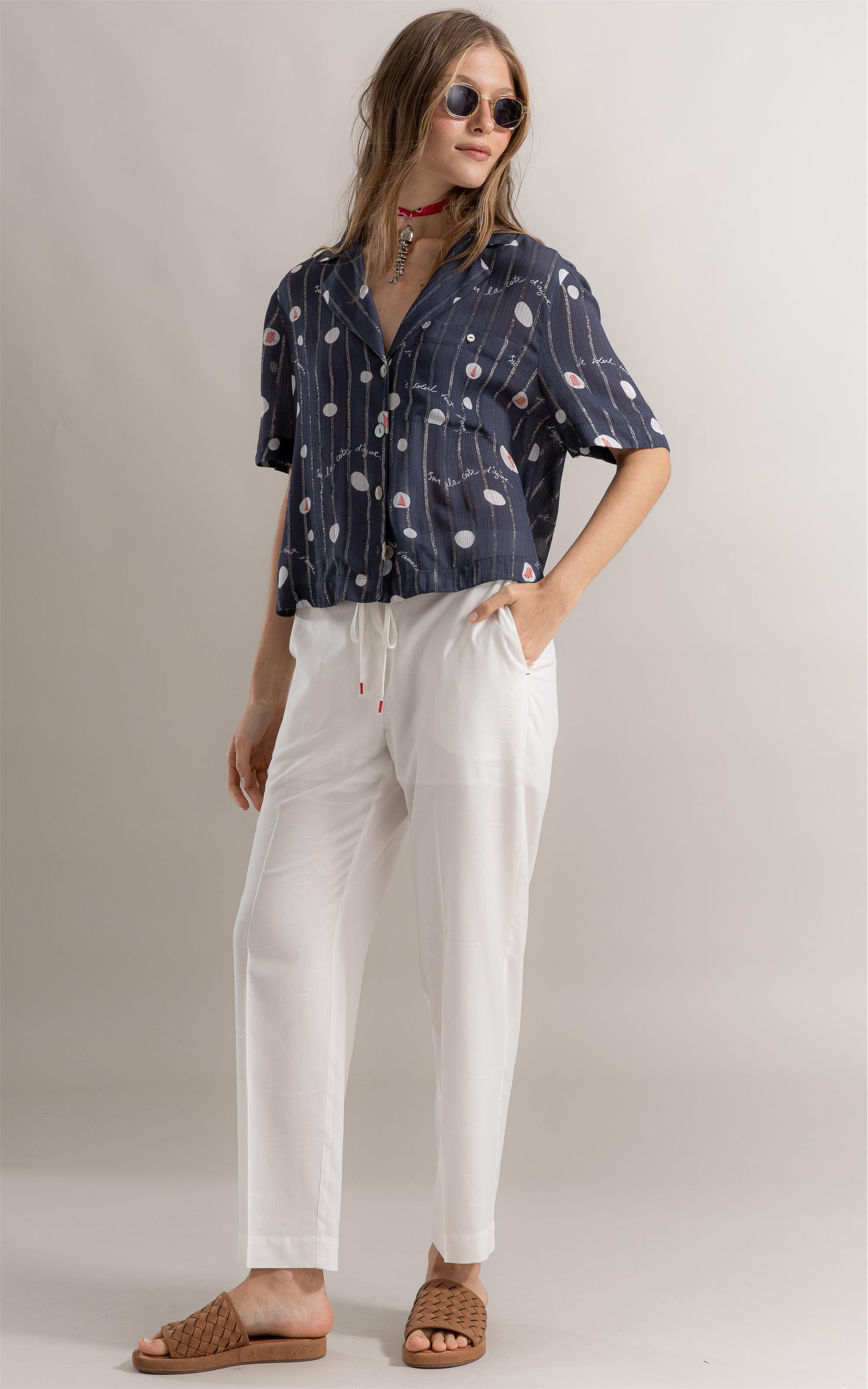 Camisa Robin Bubbles Dark Navy
