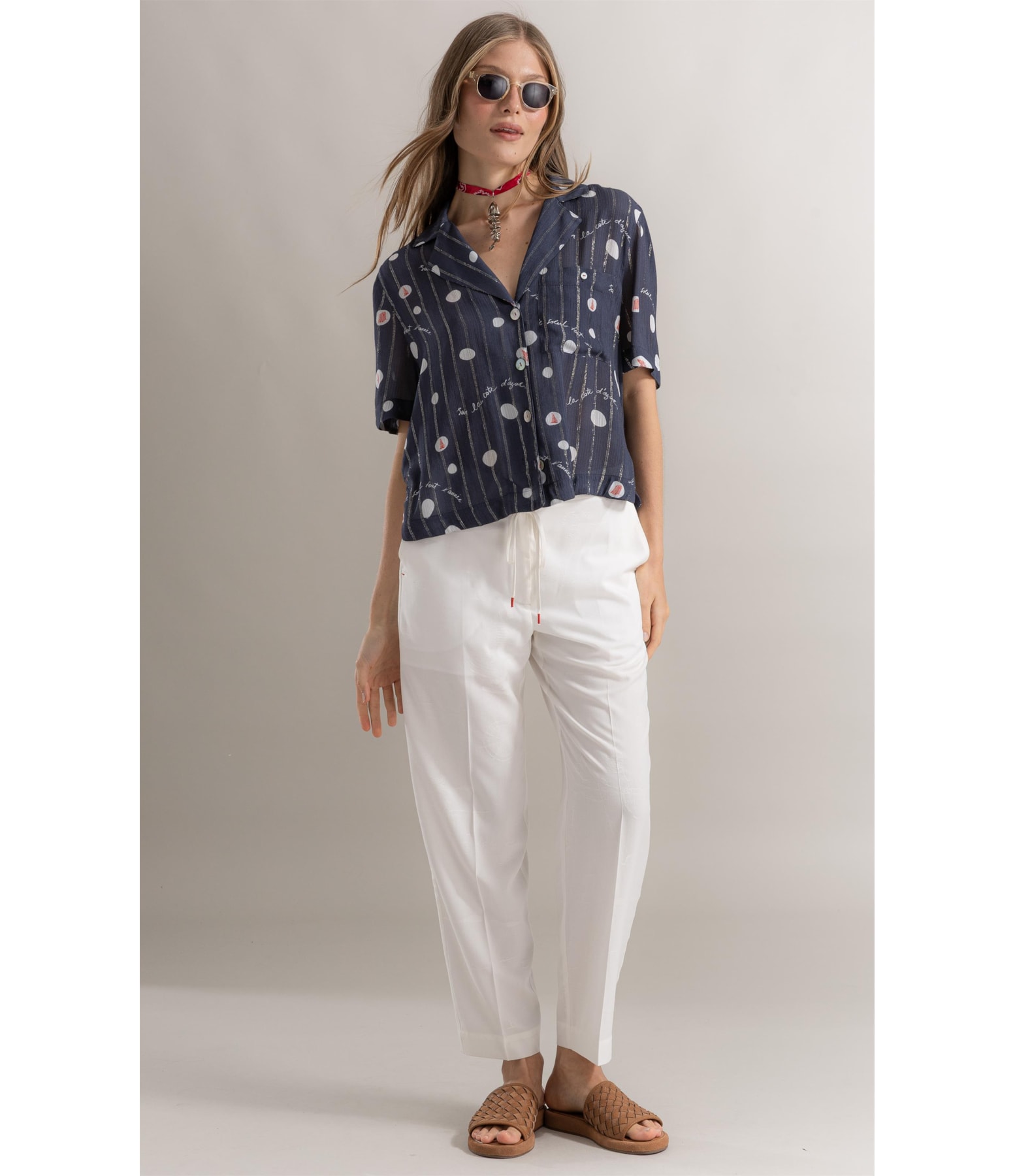 Camisa Robin Bubbles Dark Navy