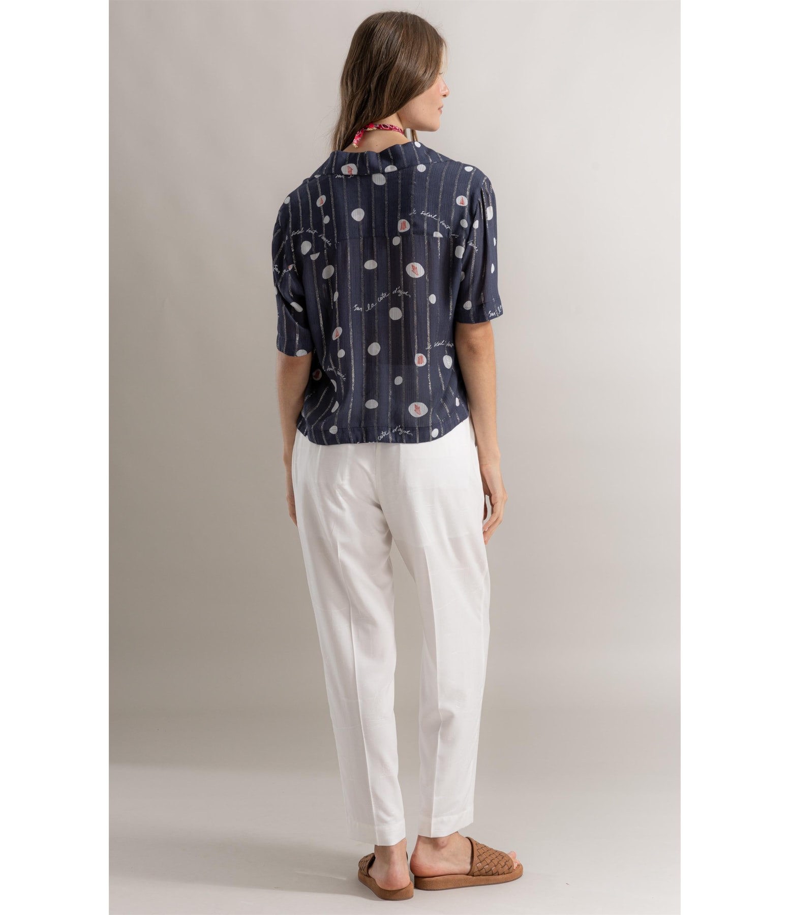 Camisa Robin Bubbles Dark Navy