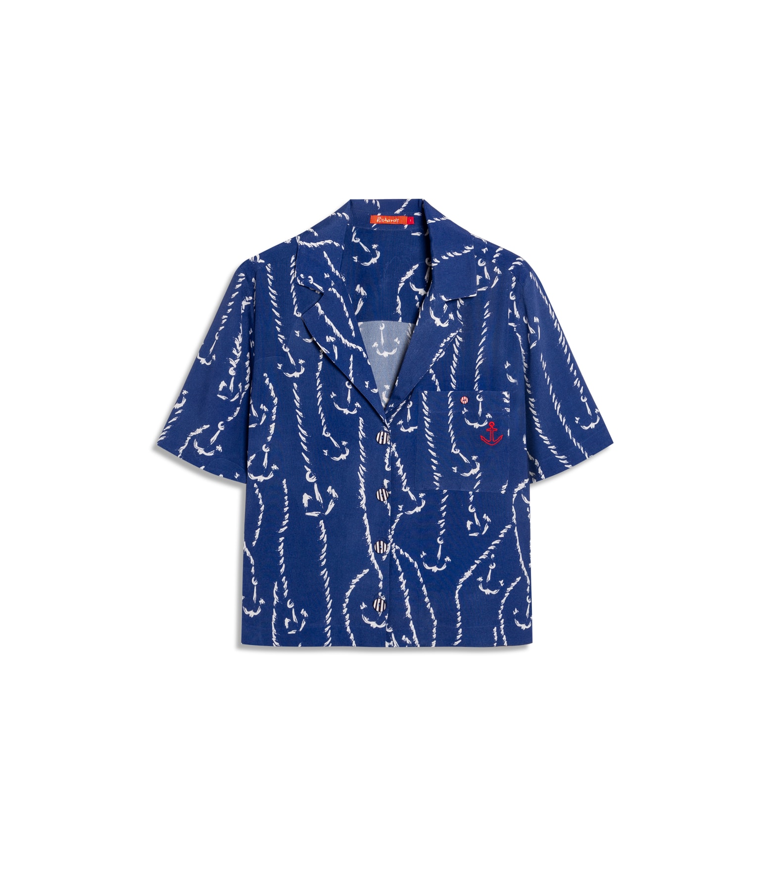 Camisa Robin Est Cordas Azul Bic