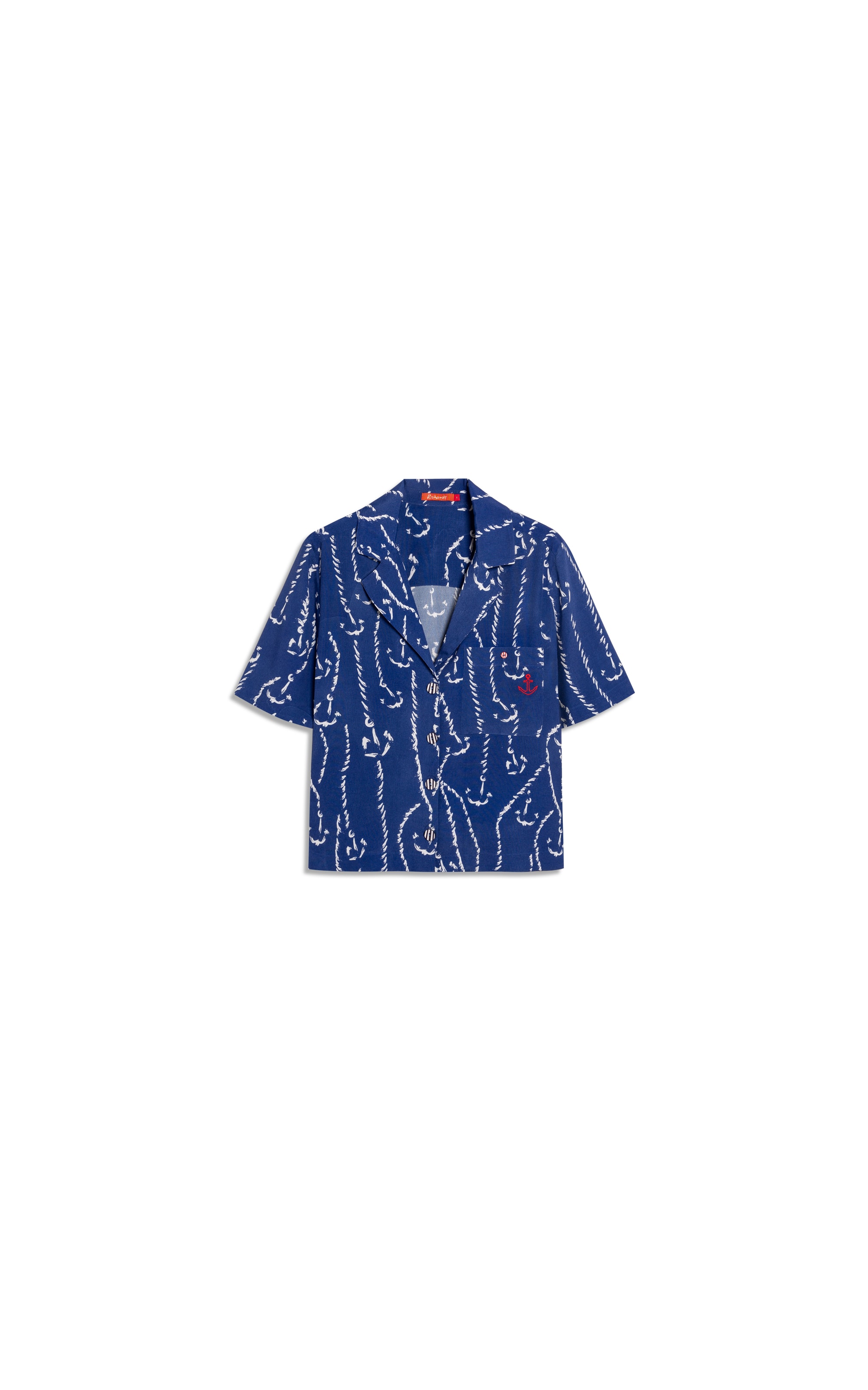 Camisa Robin Est Cordas Azul Bic