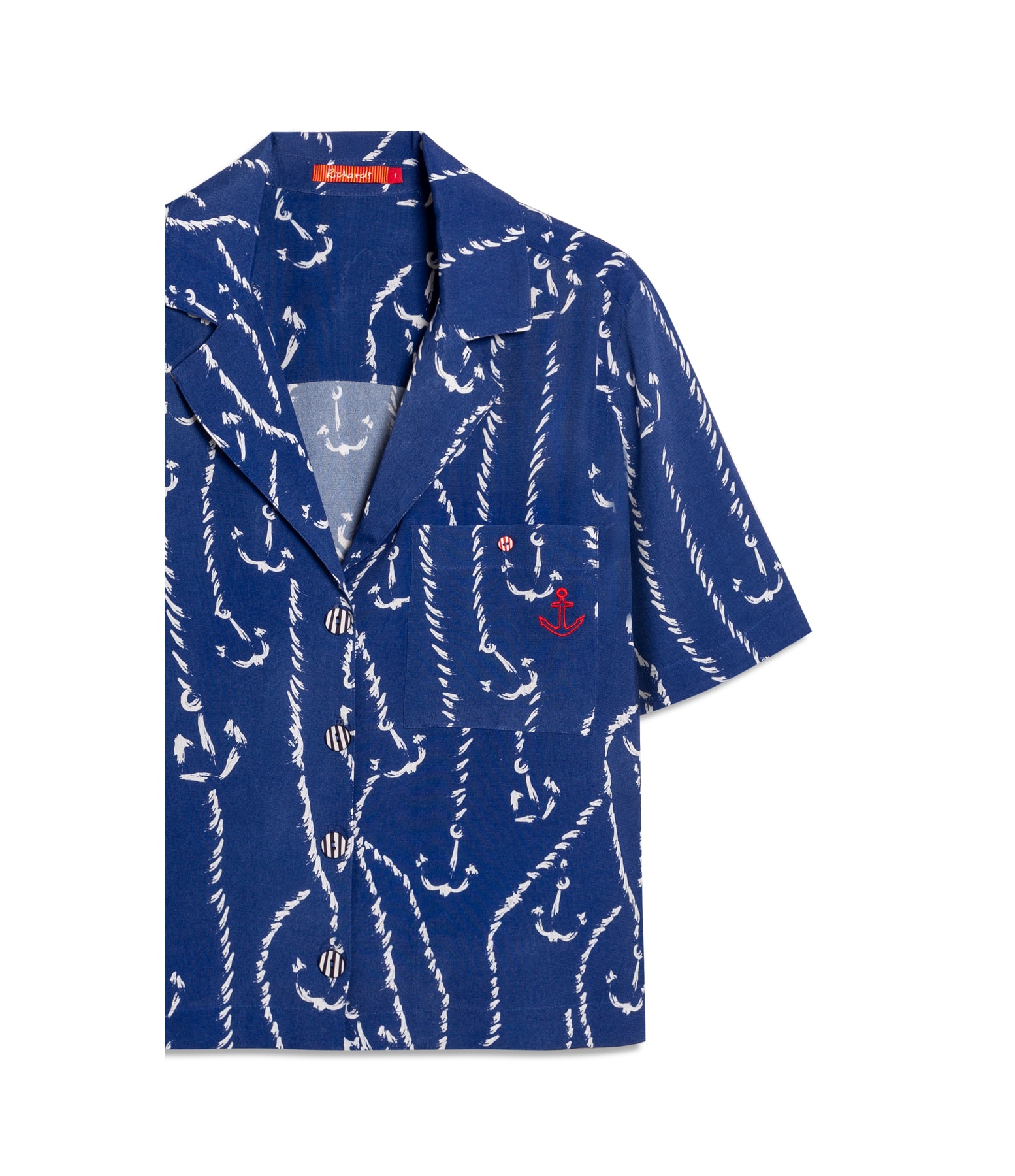 Camisa Robin Est Cordas Azul Bic
