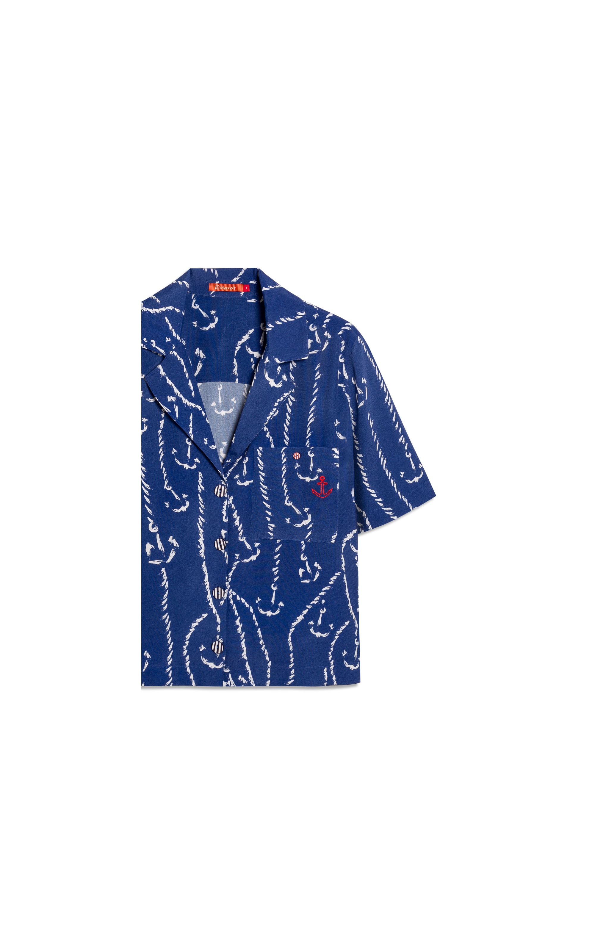 Camisa Robin Est Cordas Azul Bic