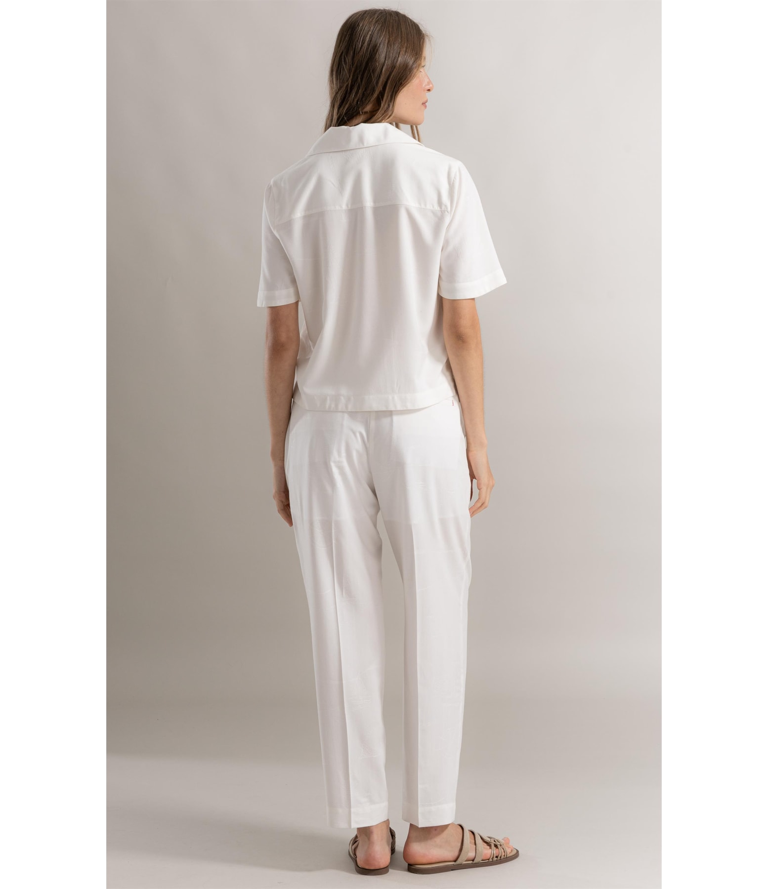 Camisa Robin Jacquard Sailor Branco