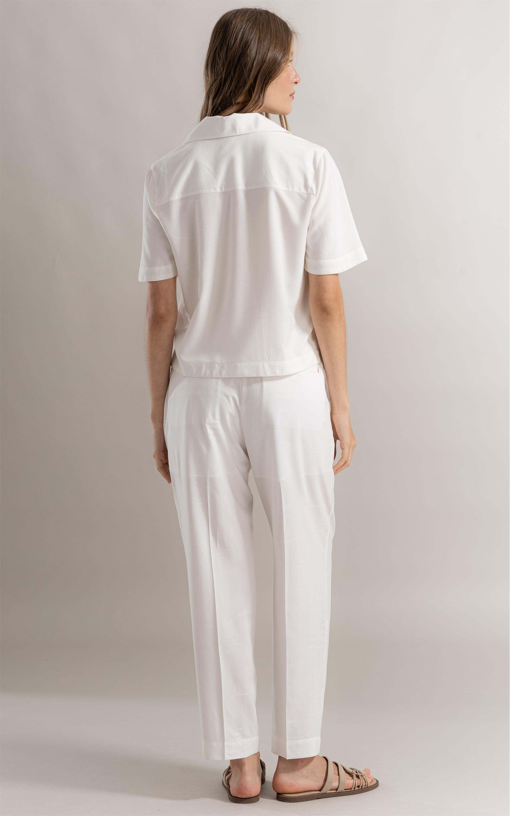 Camisa Robin Jacquard Sailor Branco