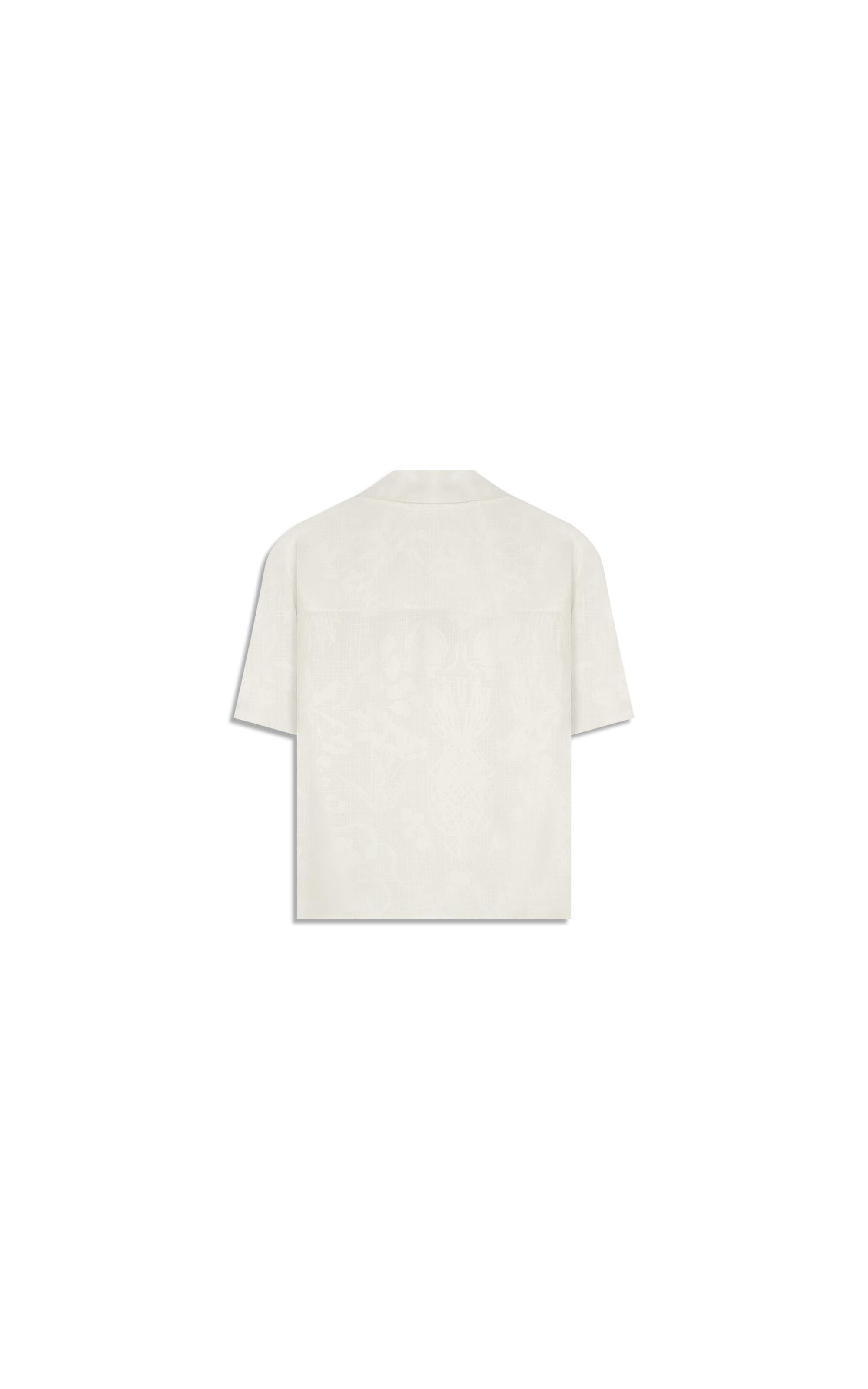 Camisa Robin Jacquard Viscose Branco