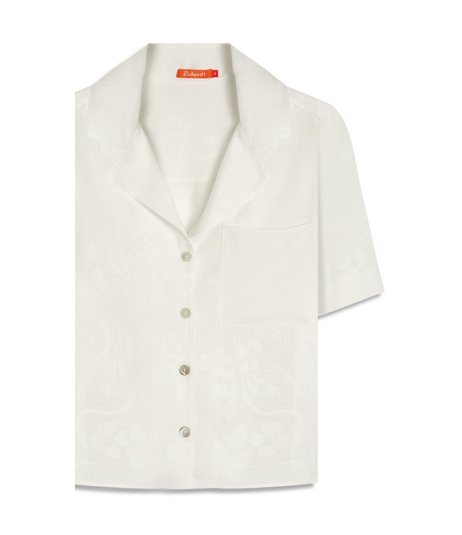 Camisa Robin Jacquard Viscose Branco