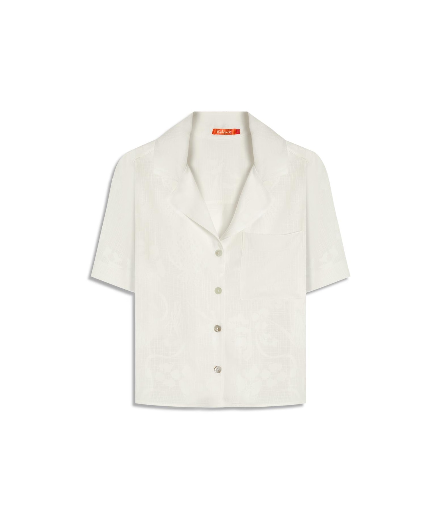 Camisa Robin Jacquard Viscose Branco