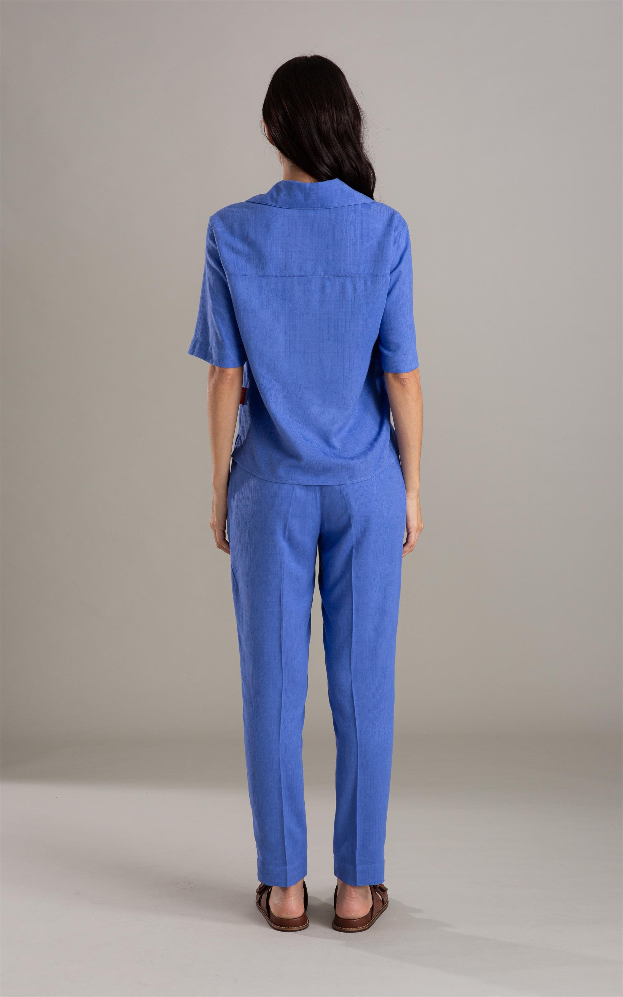 Camisa Robin Jacquard Viscose Hortencia