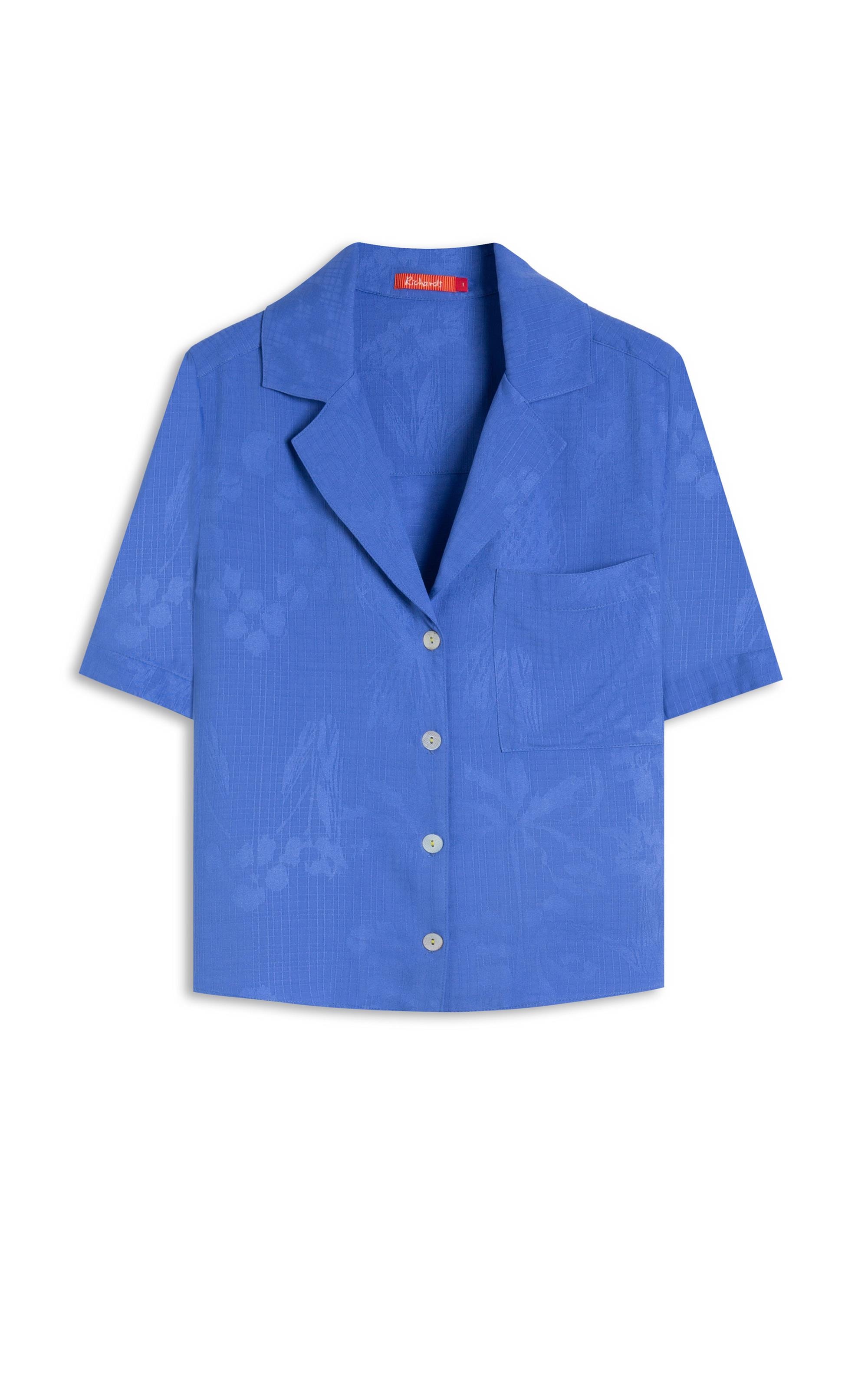 Camisa Robin Jacquard Viscose Hortencia