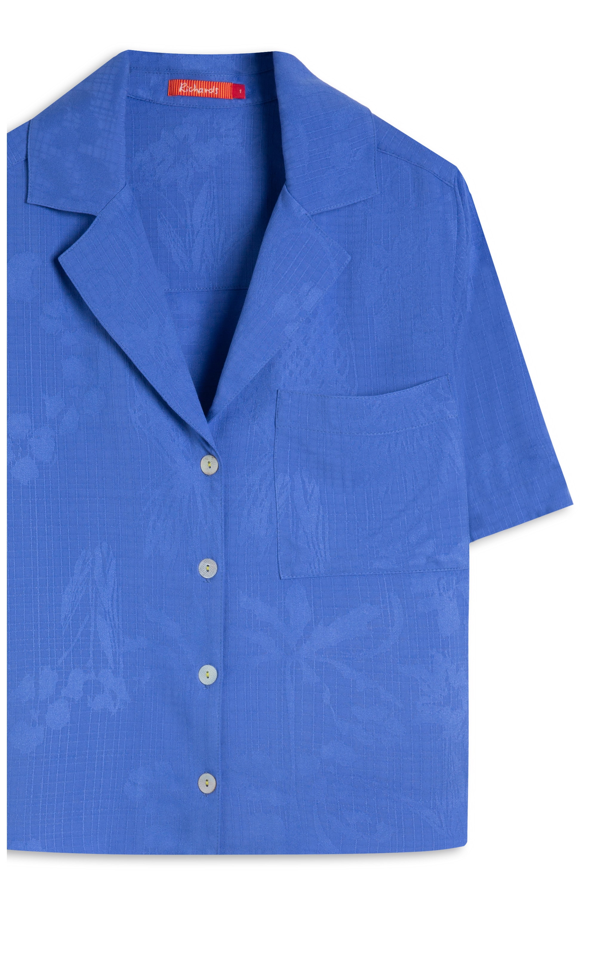 Camisa Robin Jacquard Viscose Hortencia