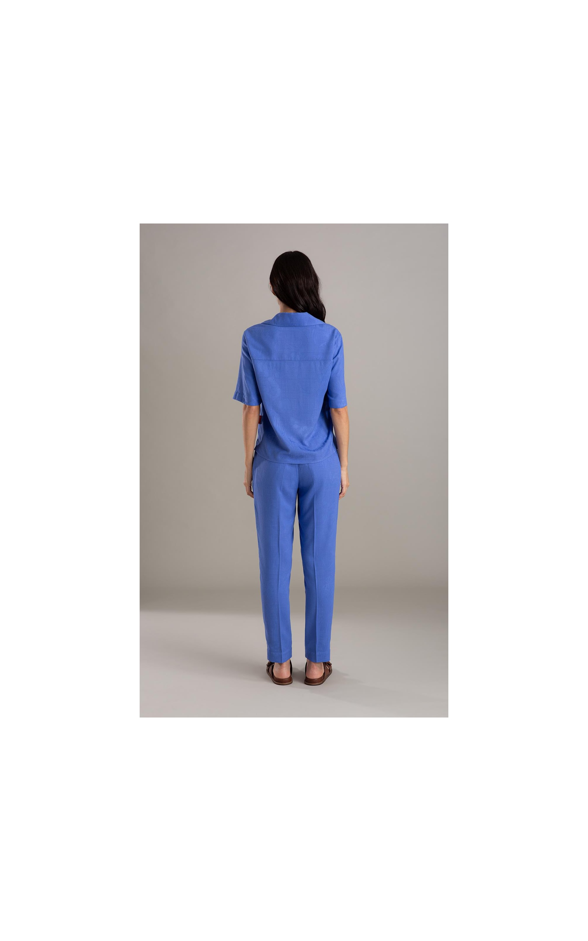 Camisa Robin Jacquard Viscose Hortencia