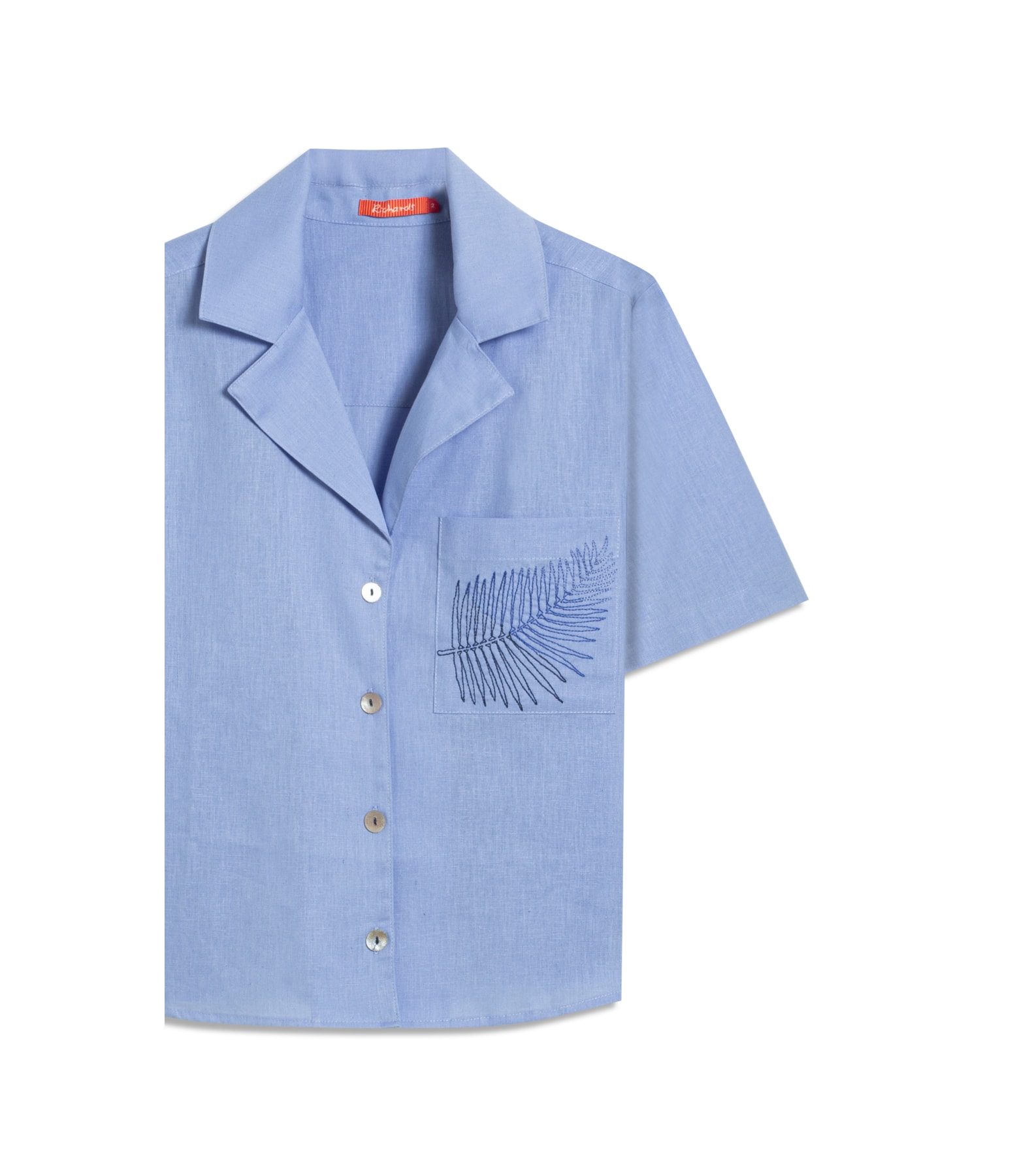 Camisa Robin Linho Blend Azul Chofer