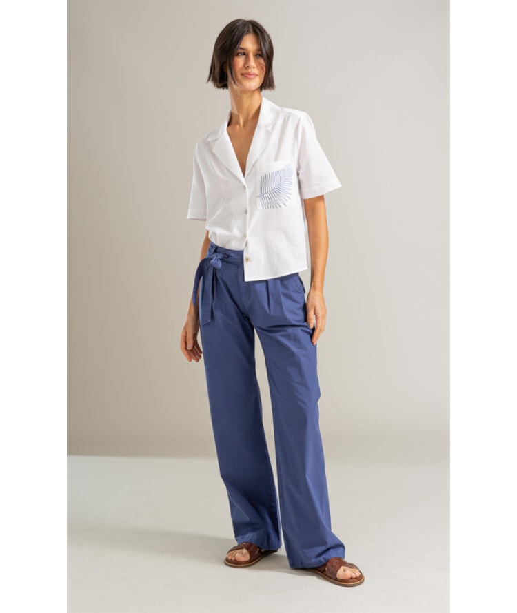 Camisa Robin Linho Blend Branco