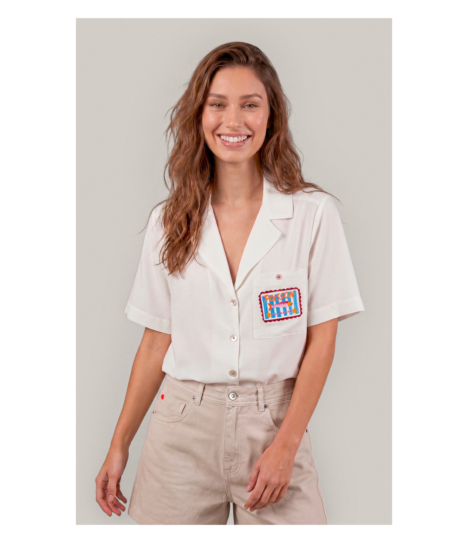 Camisa Robin Linho Blend Branco