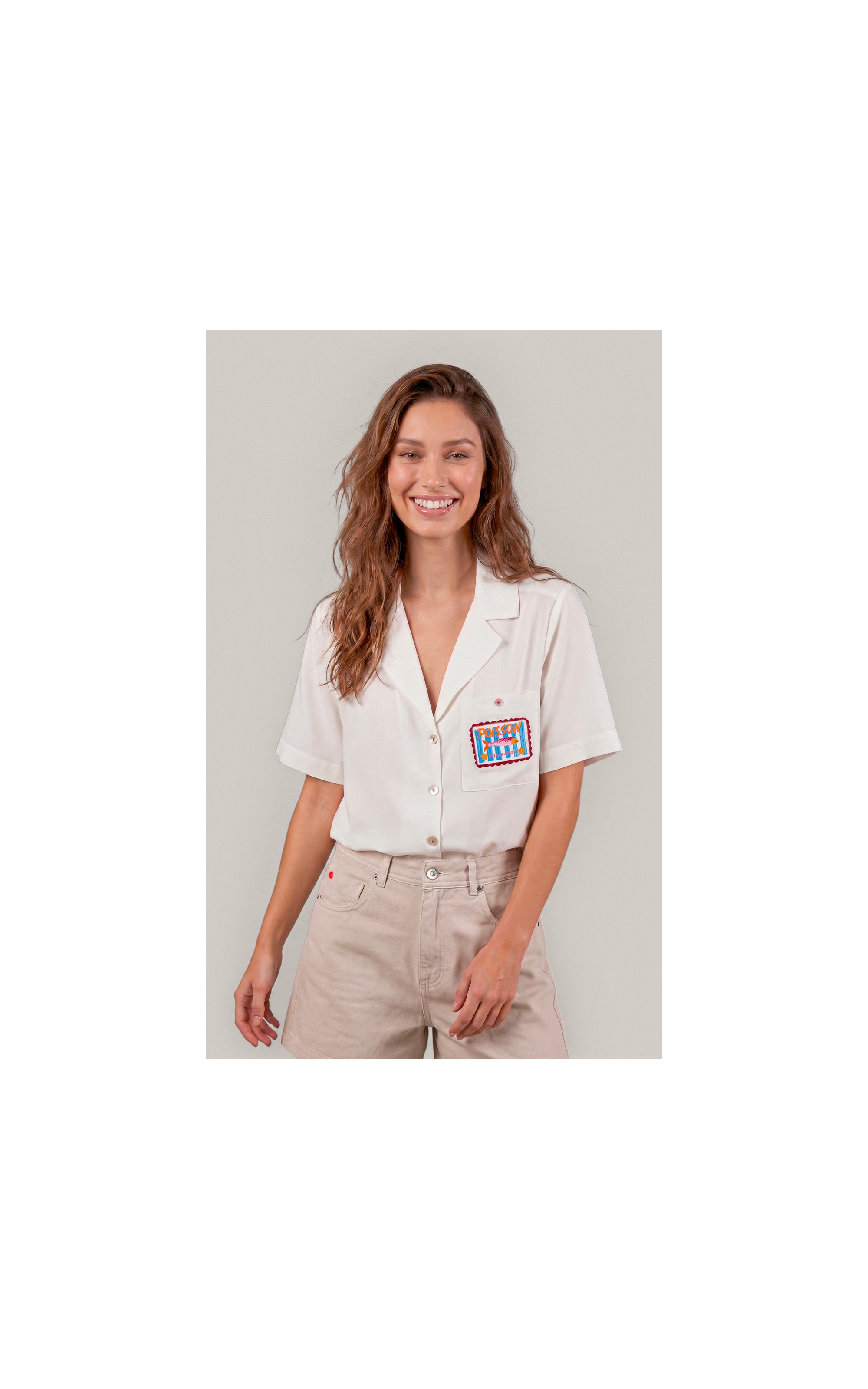 Camisa Robin Linho Blend Branco